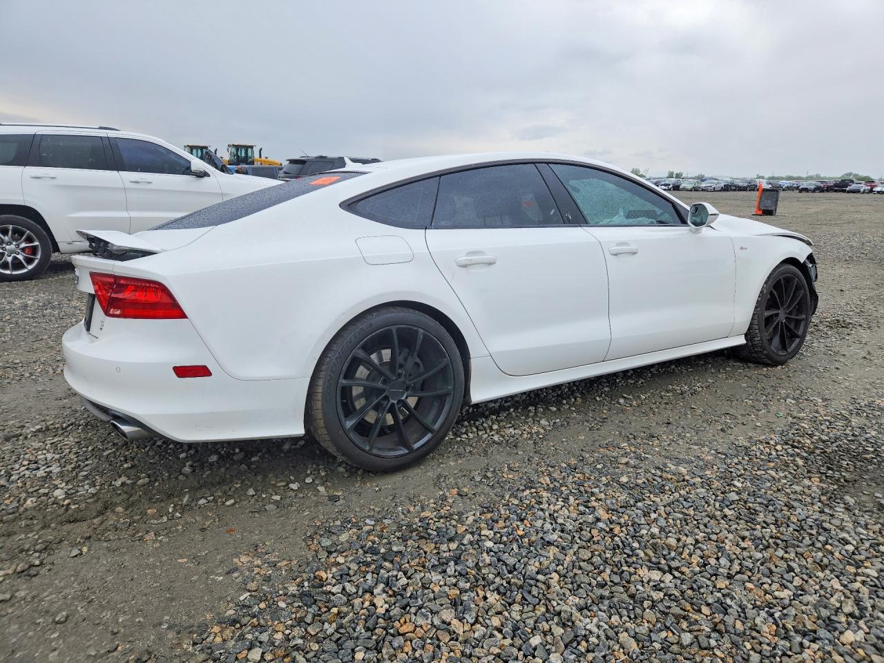 2014 Audi A7 Prestige White vin: WAU2MAFC4EN097389