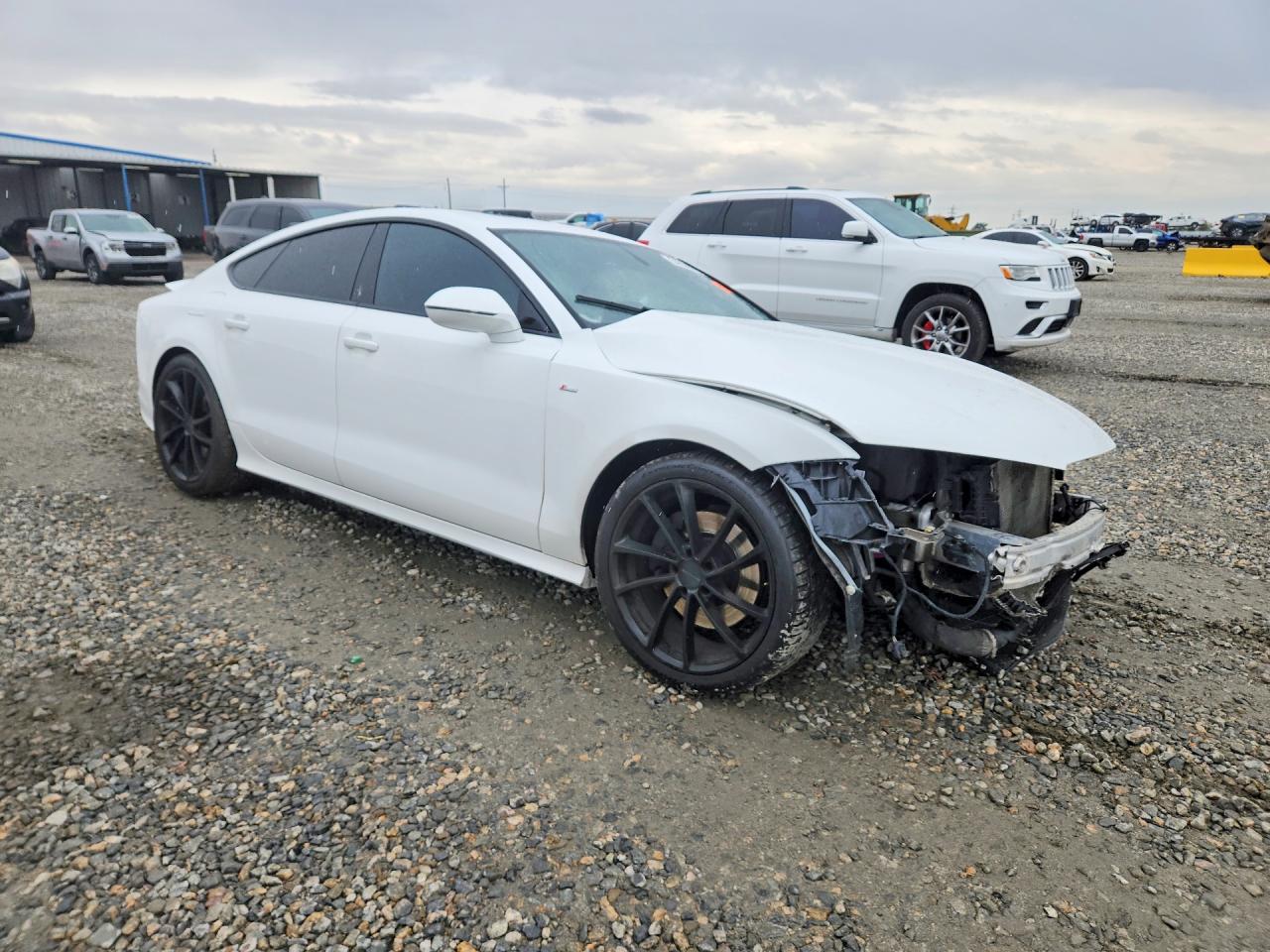 2014 Audi A7 Prestige White vin: WAU2MAFC4EN097389