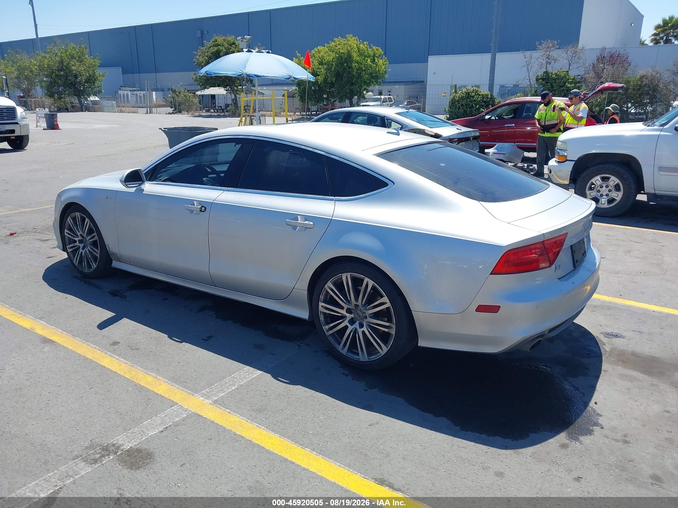 2014 Audi A7 3.0 Tdi Premium Plus Silver vin: WAU2MAFC5EN010132