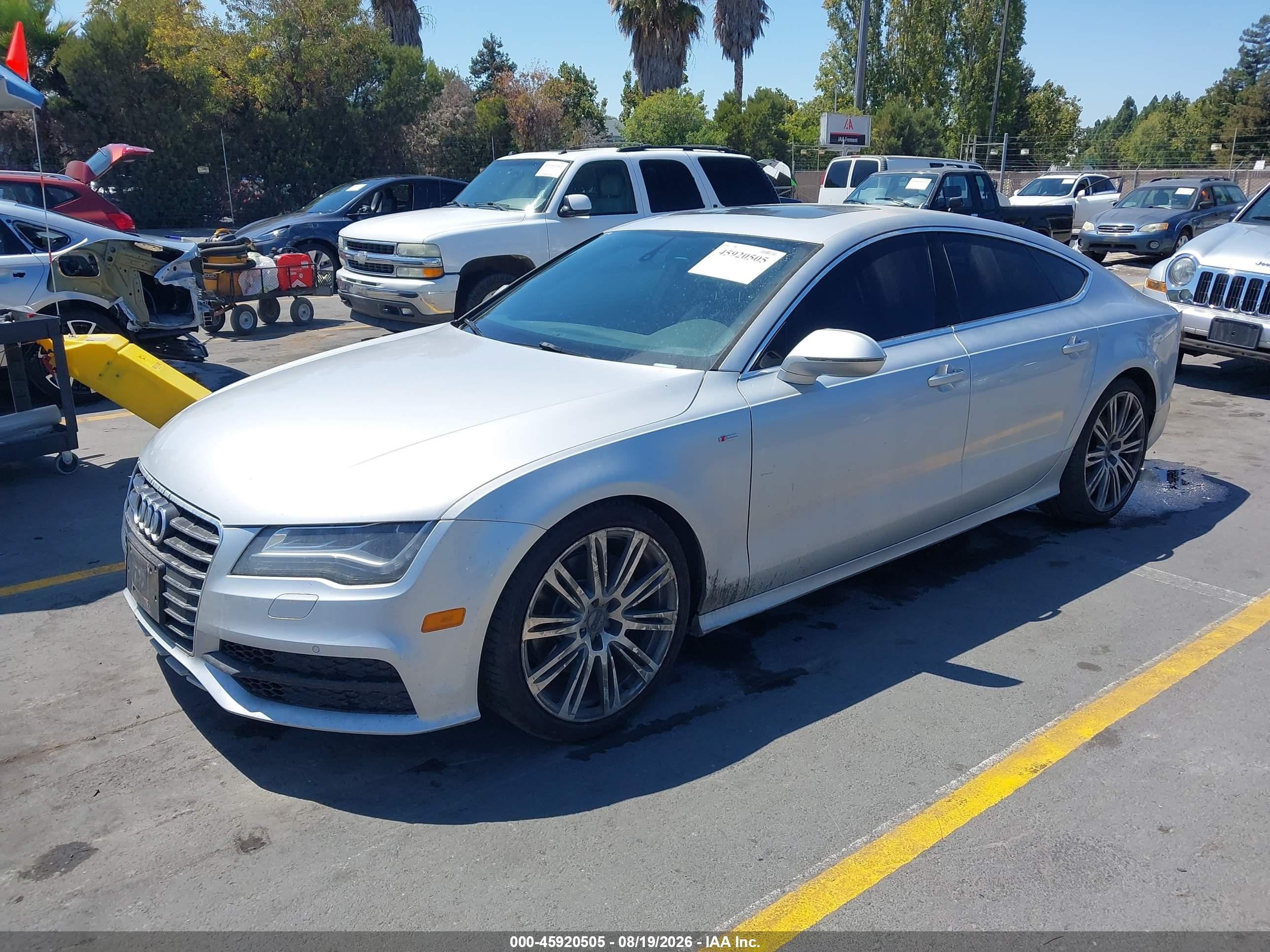 2014 Audi A7 3.0 Tdi Premium Plus Silver vin: WAU2MAFC5EN010132