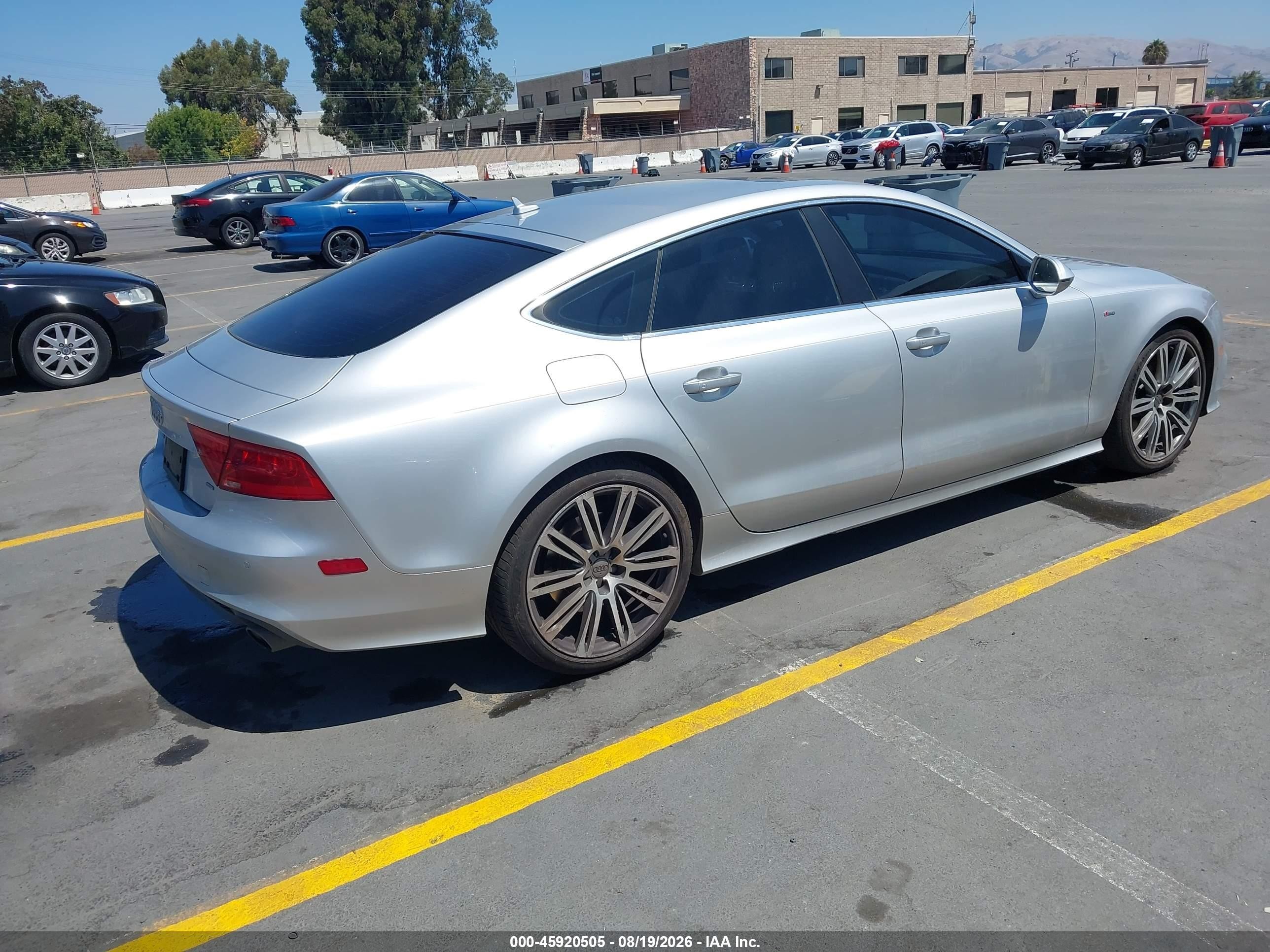2014 Audi A7 3.0 Tdi Premium Plus Silver vin: WAU2MAFC5EN010132