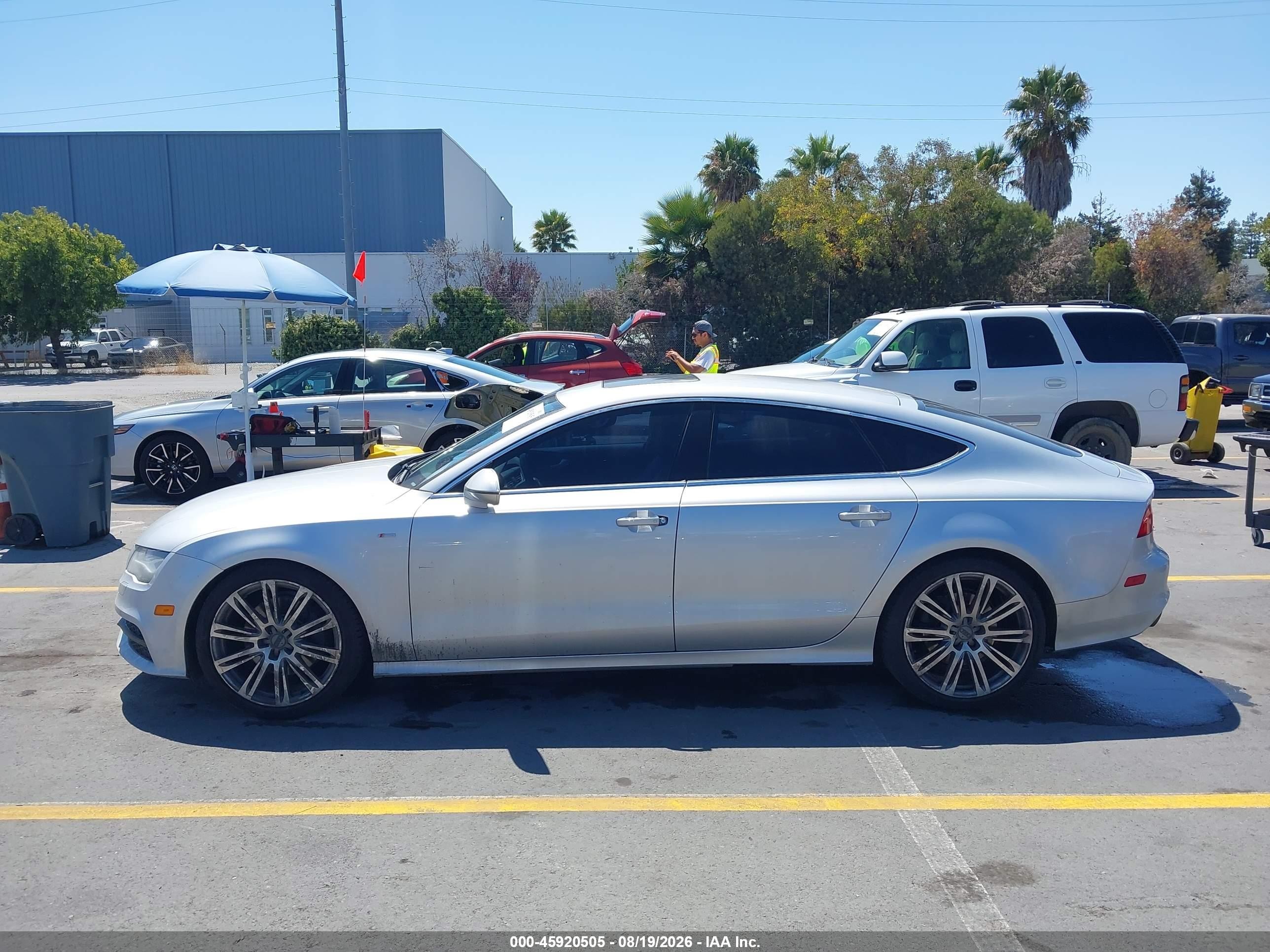 2014 Audi A7 3.0 Tdi Premium Plus Silver vin: WAU2MAFC5EN010132