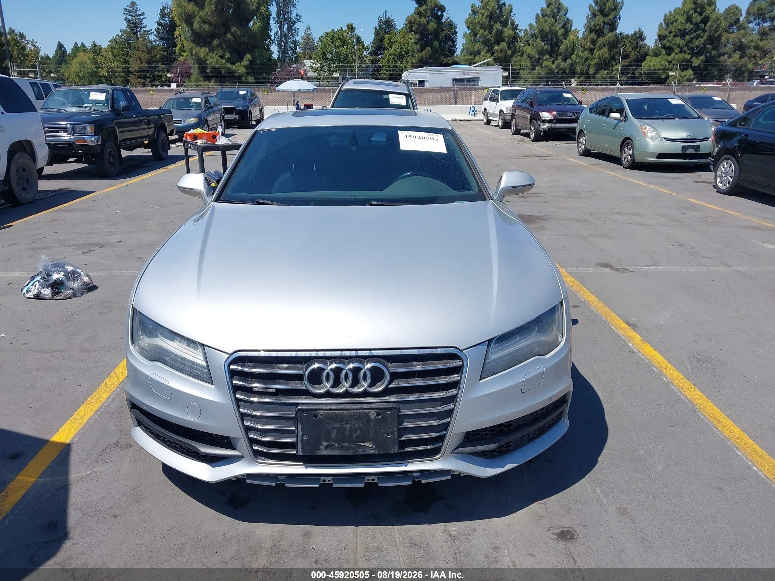 2014 Audi A7 3.0 Tdi Premium Plus Silver vin: WAU2MAFC5EN010132