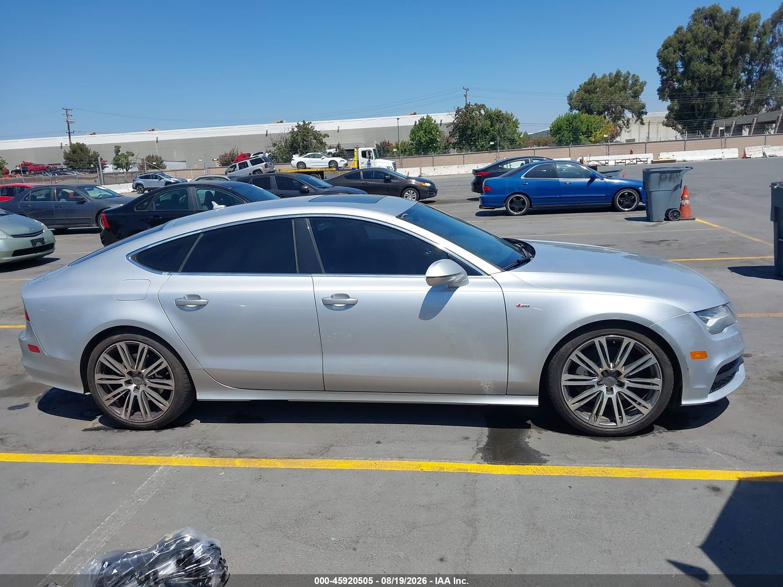 2014 Audi A7 3.0 Tdi Premium Plus Silver vin: WAU2MAFC5EN010132