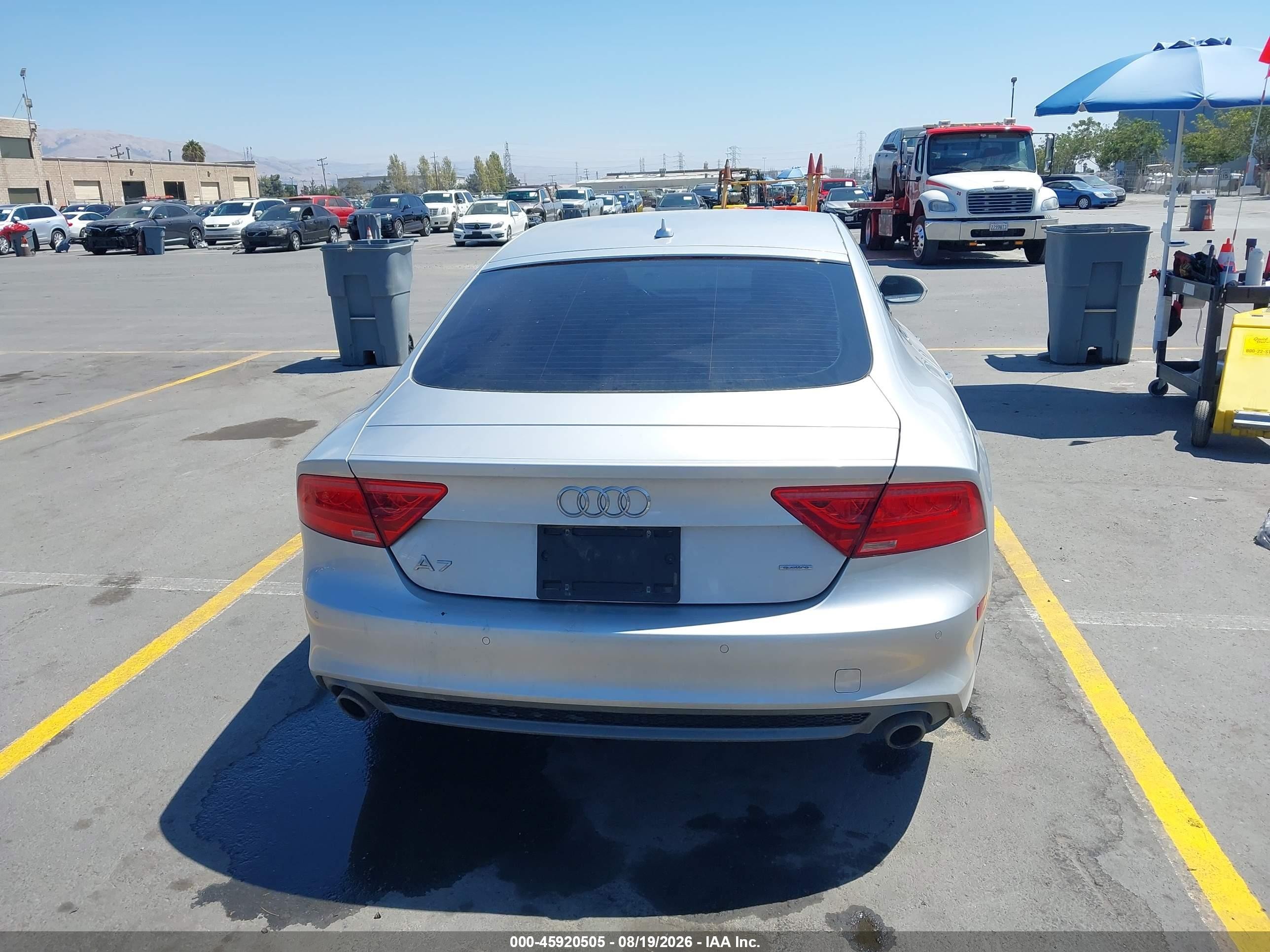 2014 Audi A7 3.0 Tdi Premium Plus Silver vin: WAU2MAFC5EN010132