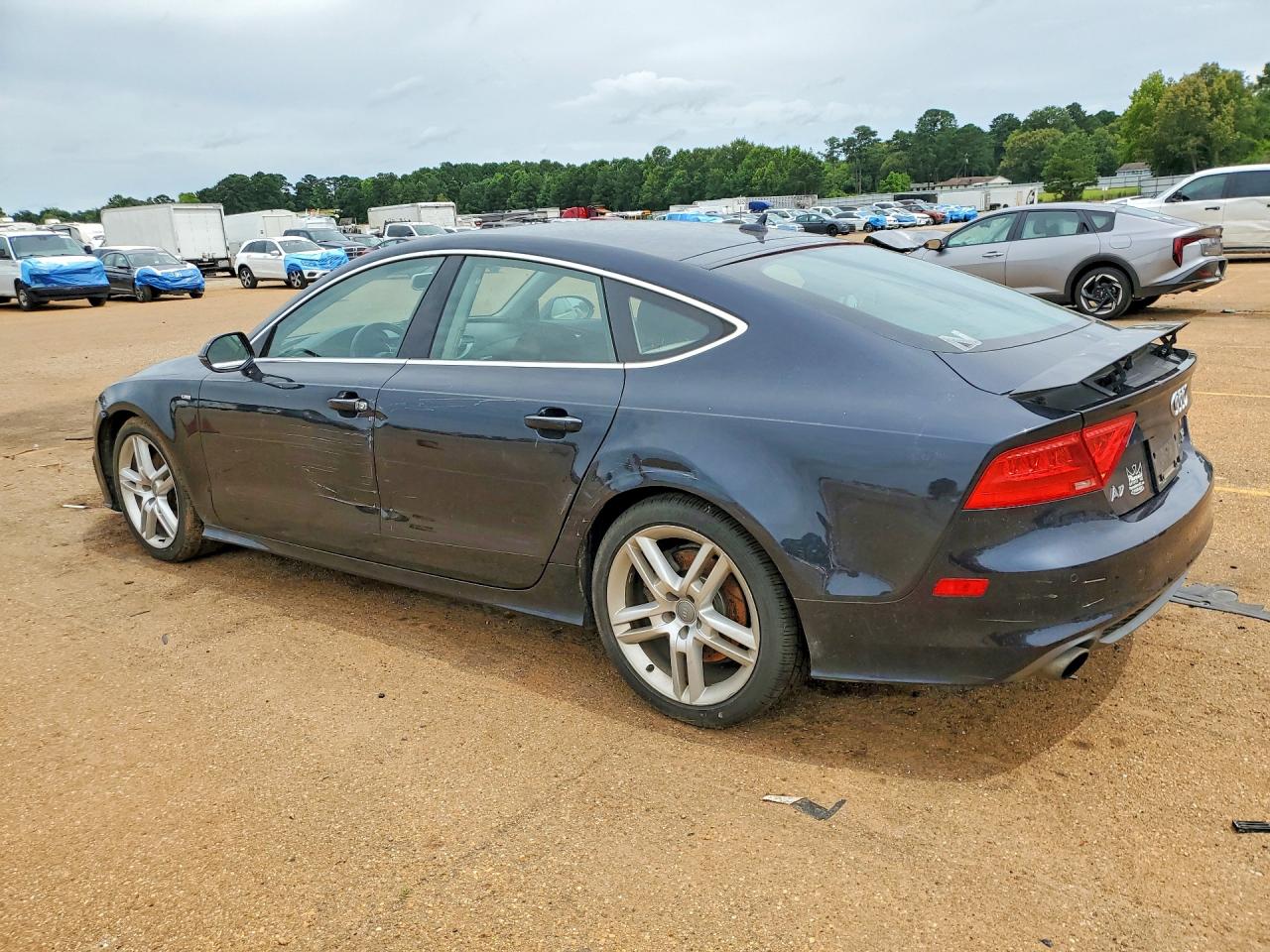 2014 Audi A7 Prestige Черный vin: WAU2MAFC7EN041253