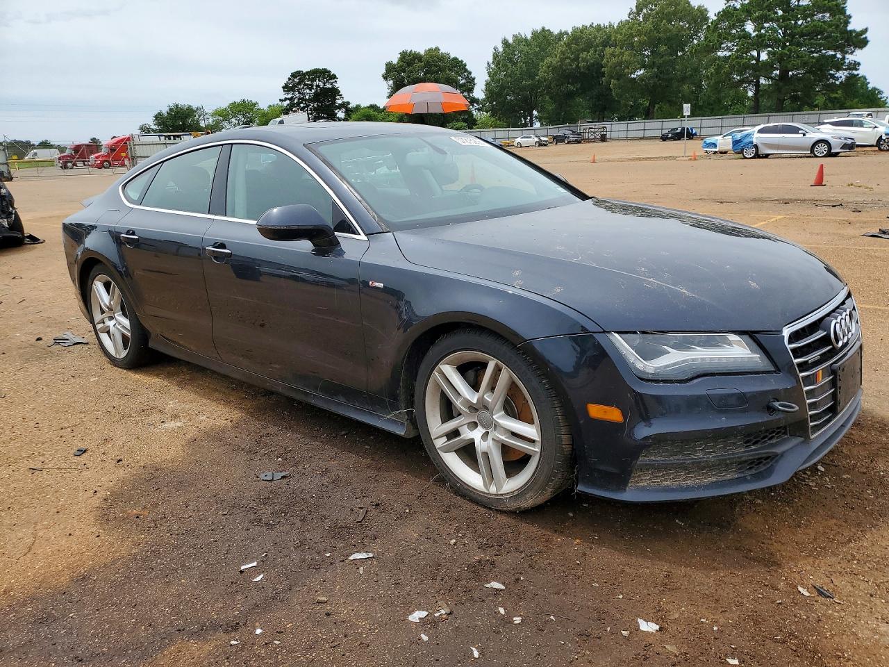 2014 Audi A7 Prestige Черный vin: WAU2MAFC7EN041253