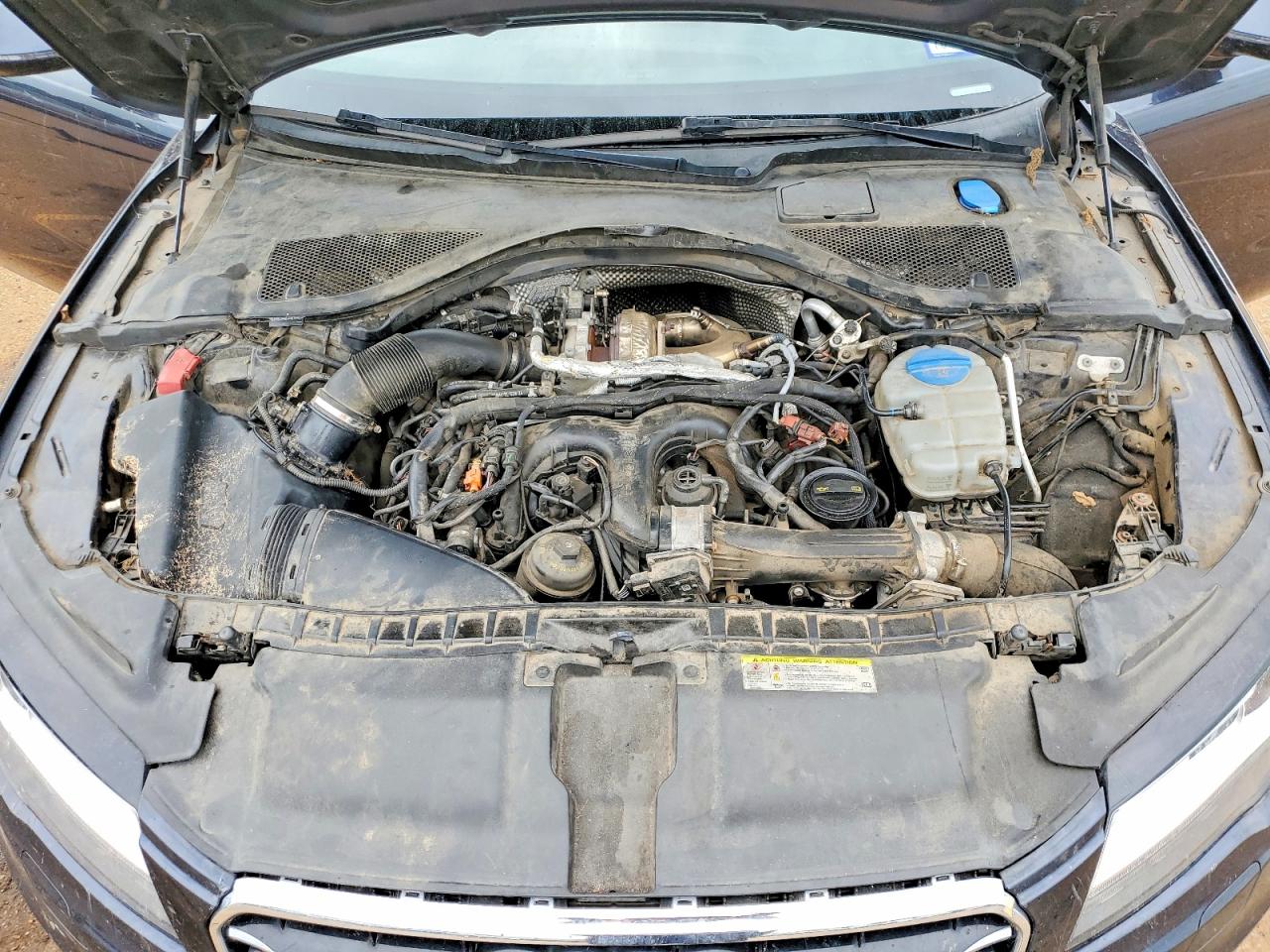 2014 Audi A7 Prestige Черный vin: WAU2MAFC7EN041253
