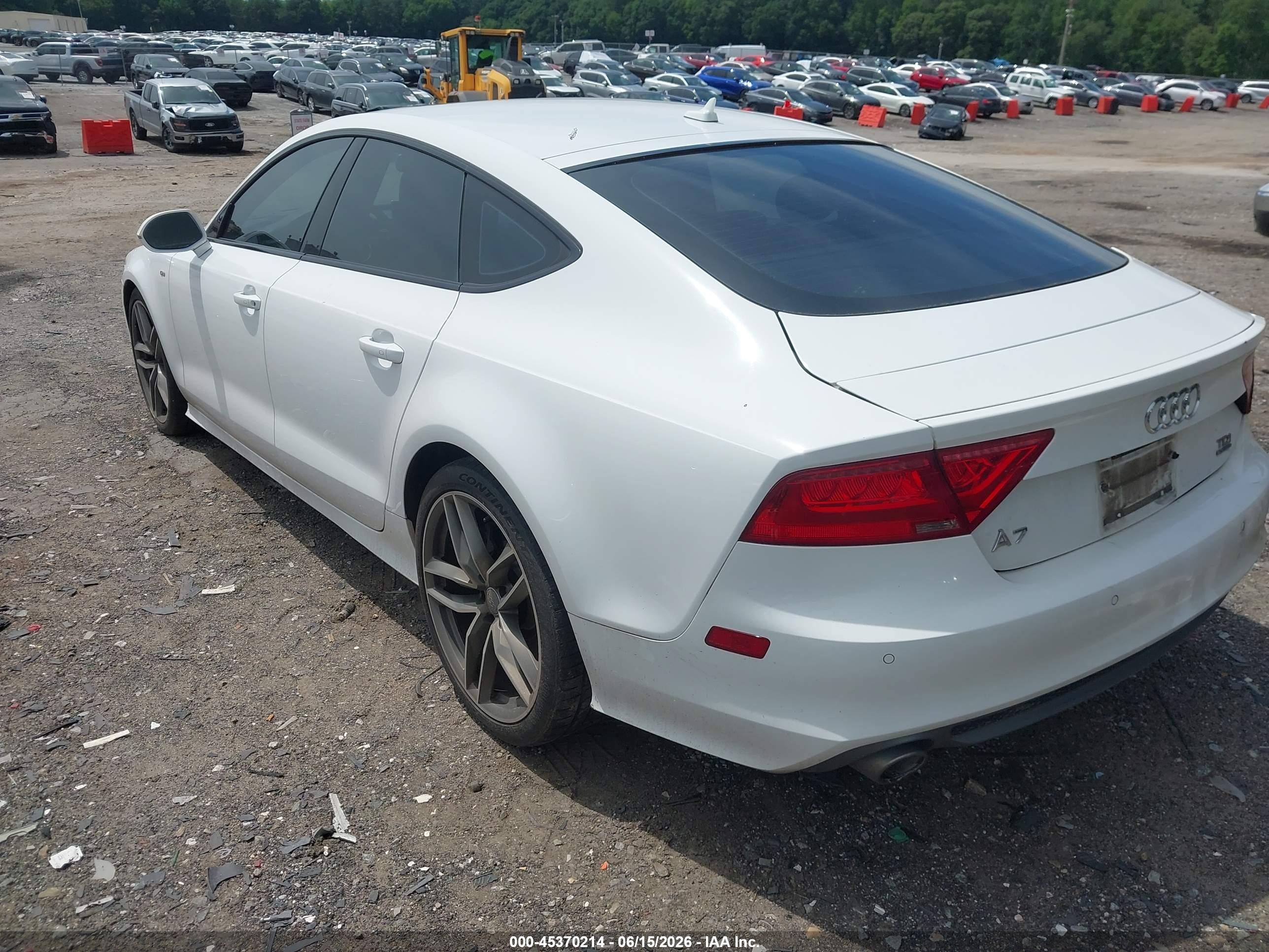 2015 Audi A7 3.0 Tdi Premium Plus White vin: WAU2MAFC8FN039352
