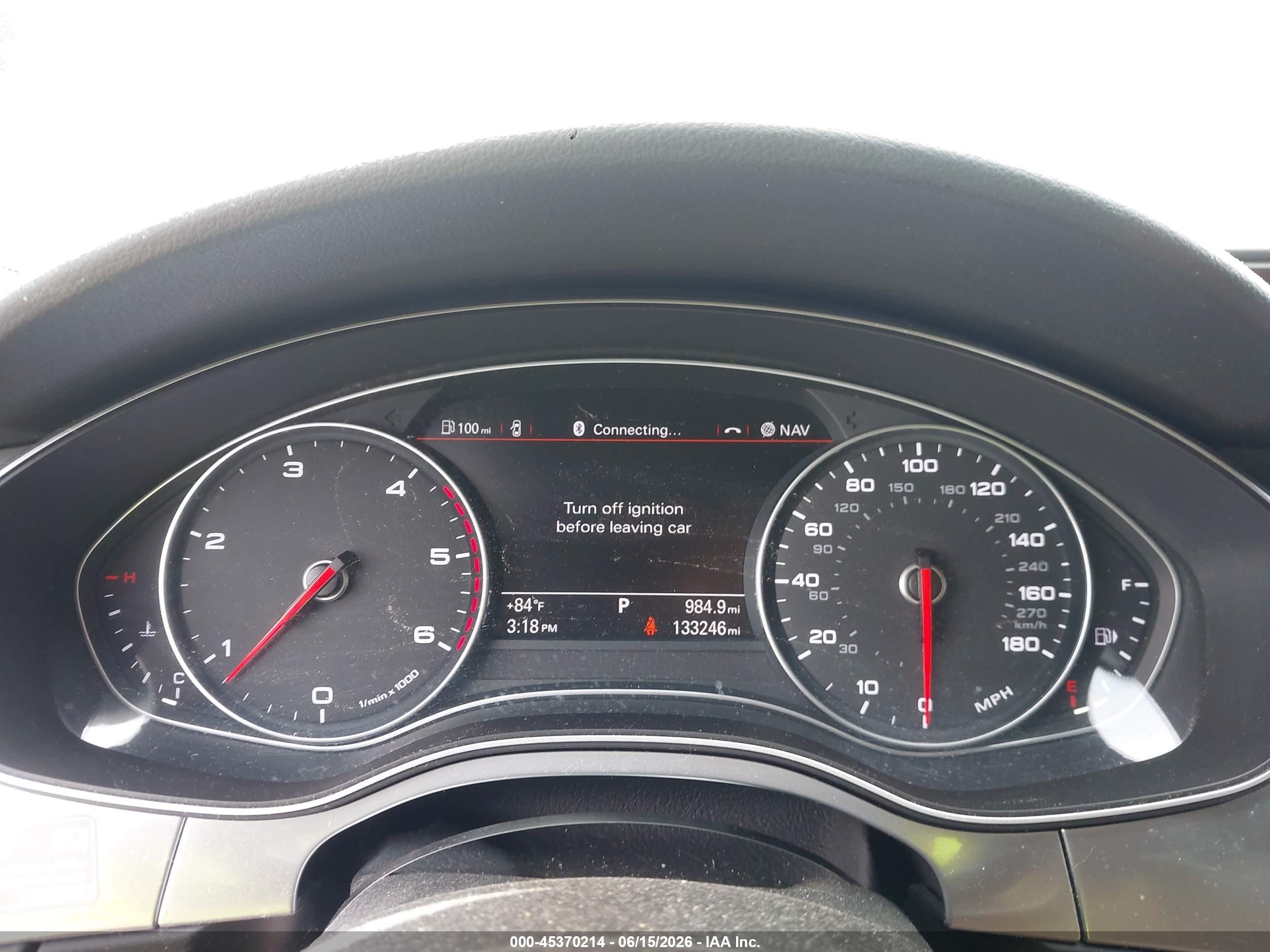 2015 Audi A7 3.0 Tdi Premium Plus White vin: WAU2MAFC8FN039352