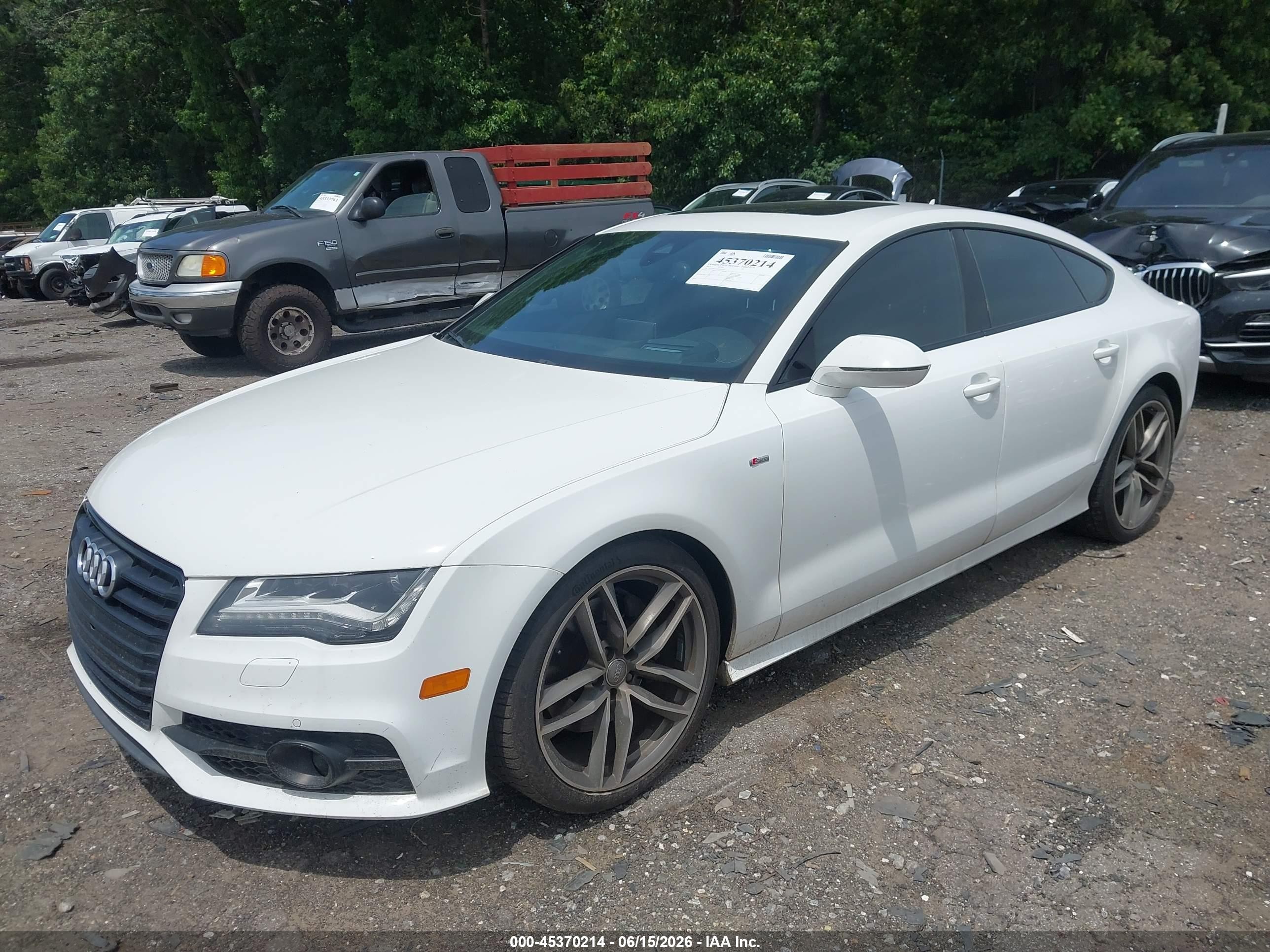 2015 Audi A7 3.0 Tdi Premium Plus White vin: WAU2MAFC8FN039352