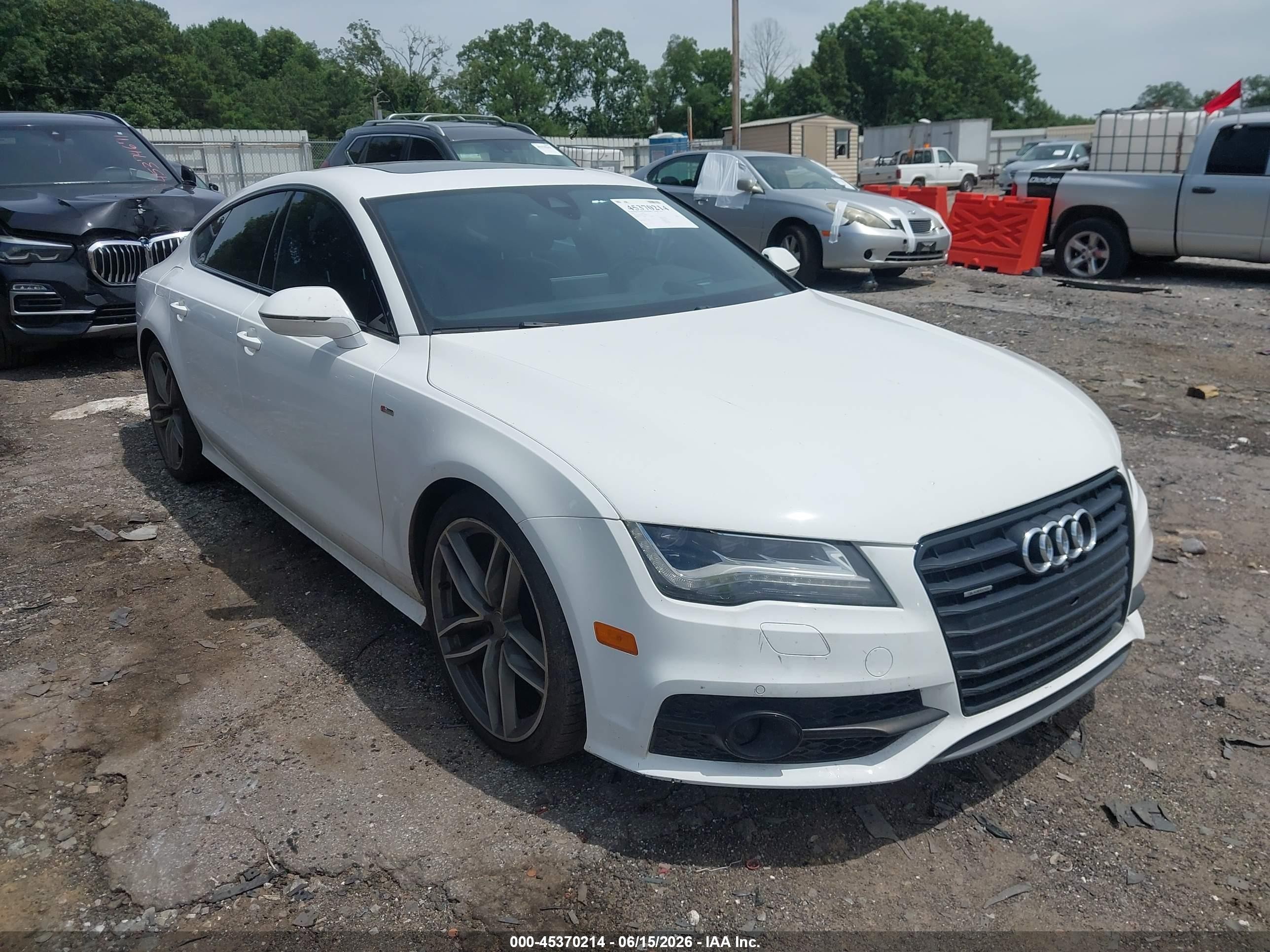 2015 Audi A7 3.0 Tdi Premium Plus White vin: WAU2MAFC8FN039352