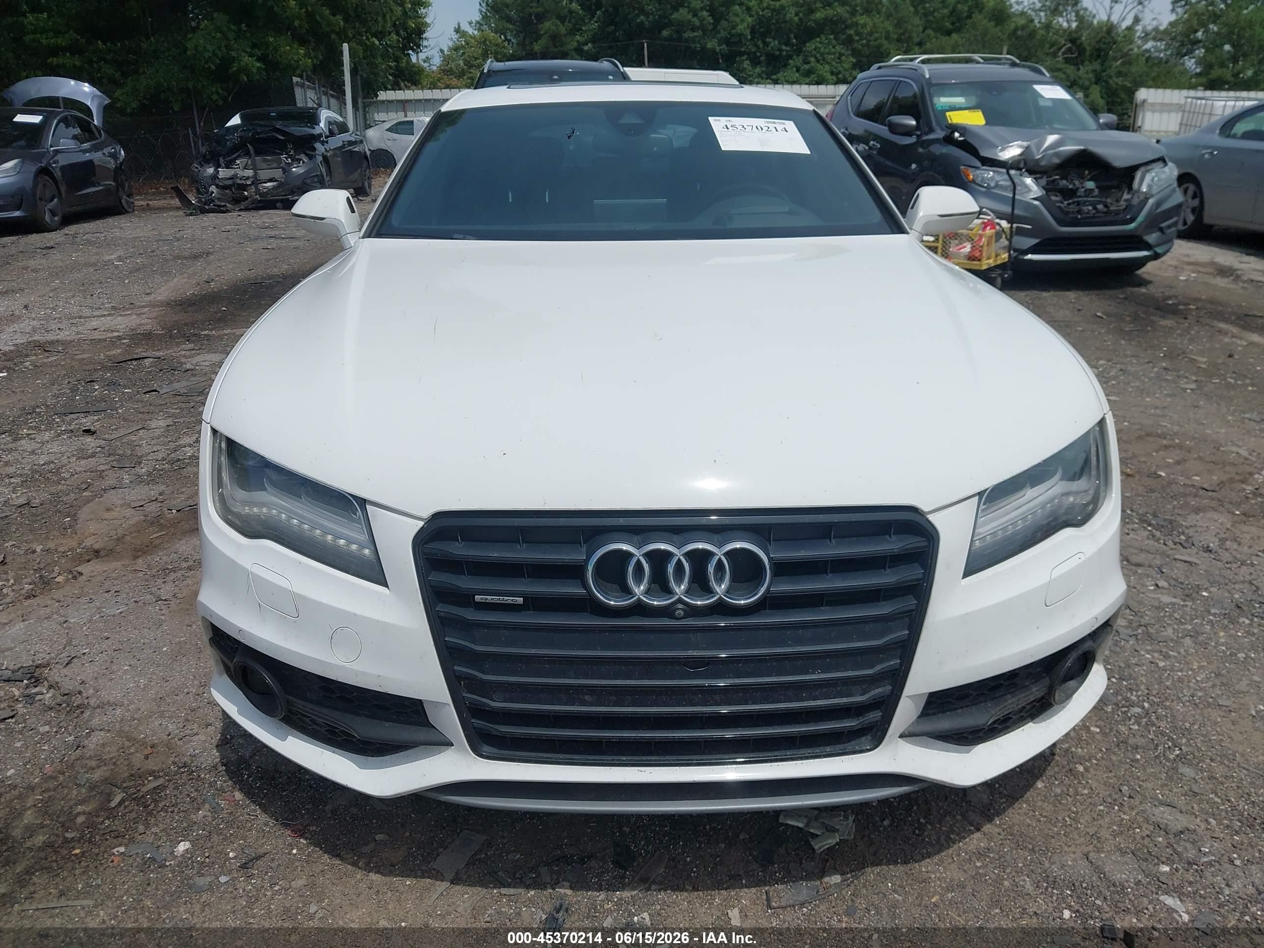 2015 Audi A7 3.0 Tdi Premium Plus White vin: WAU2MAFC8FN039352