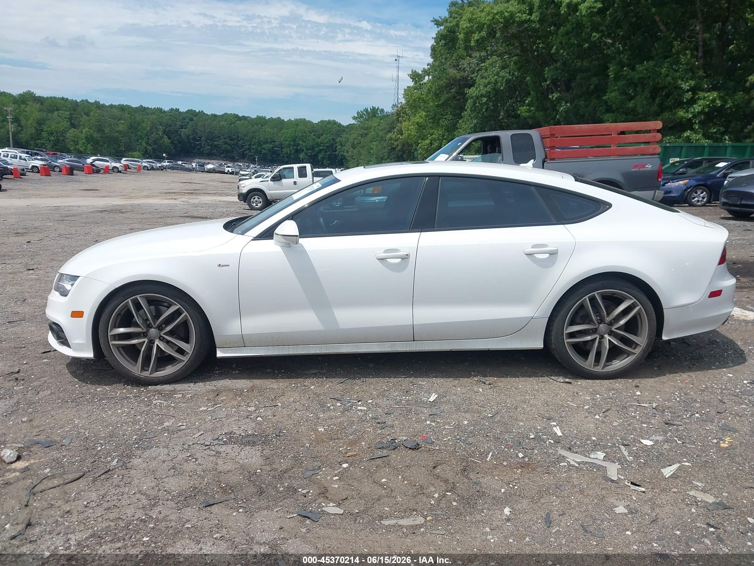2015 Audi A7 3.0 Tdi Premium Plus White vin: WAU2MAFC8FN039352
