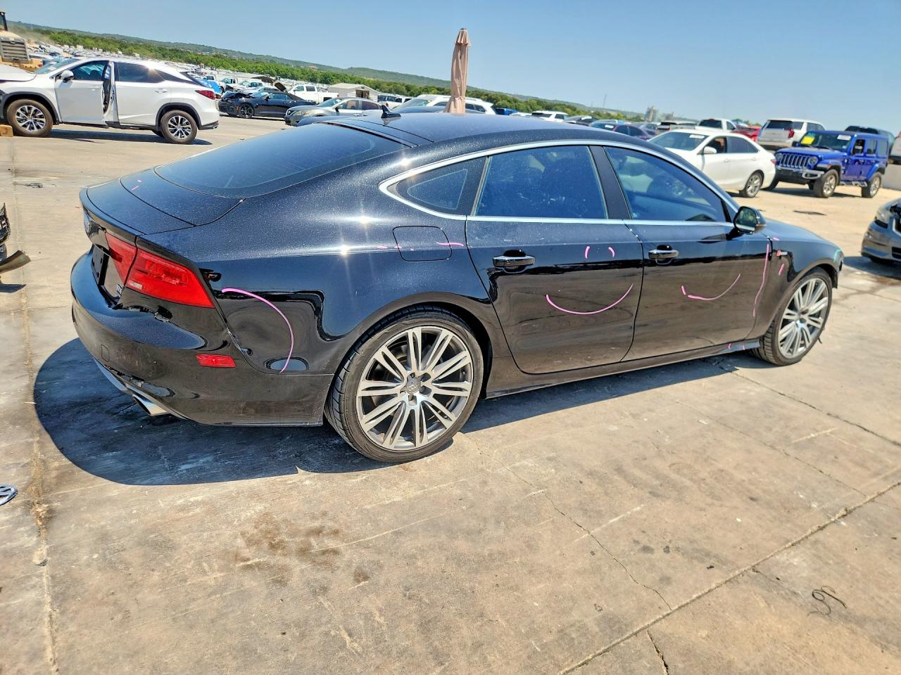 2014 Audi A7 Prestige Black vin: WAU2MAFC9EN036362