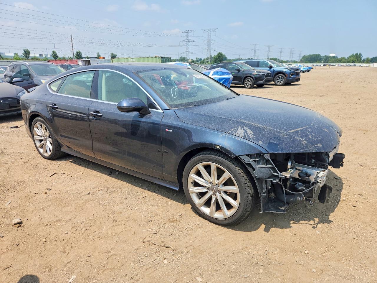 2014 Audi A7 Prestige Черный vin: WAU2MBFCXEN028969