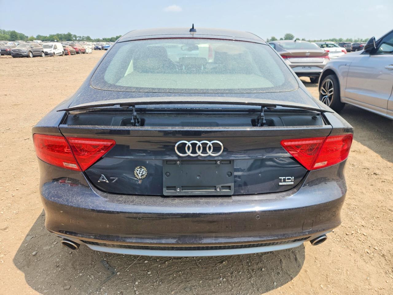 2014 Audi A7 Prestige Черный vin: WAU2MBFCXEN028969