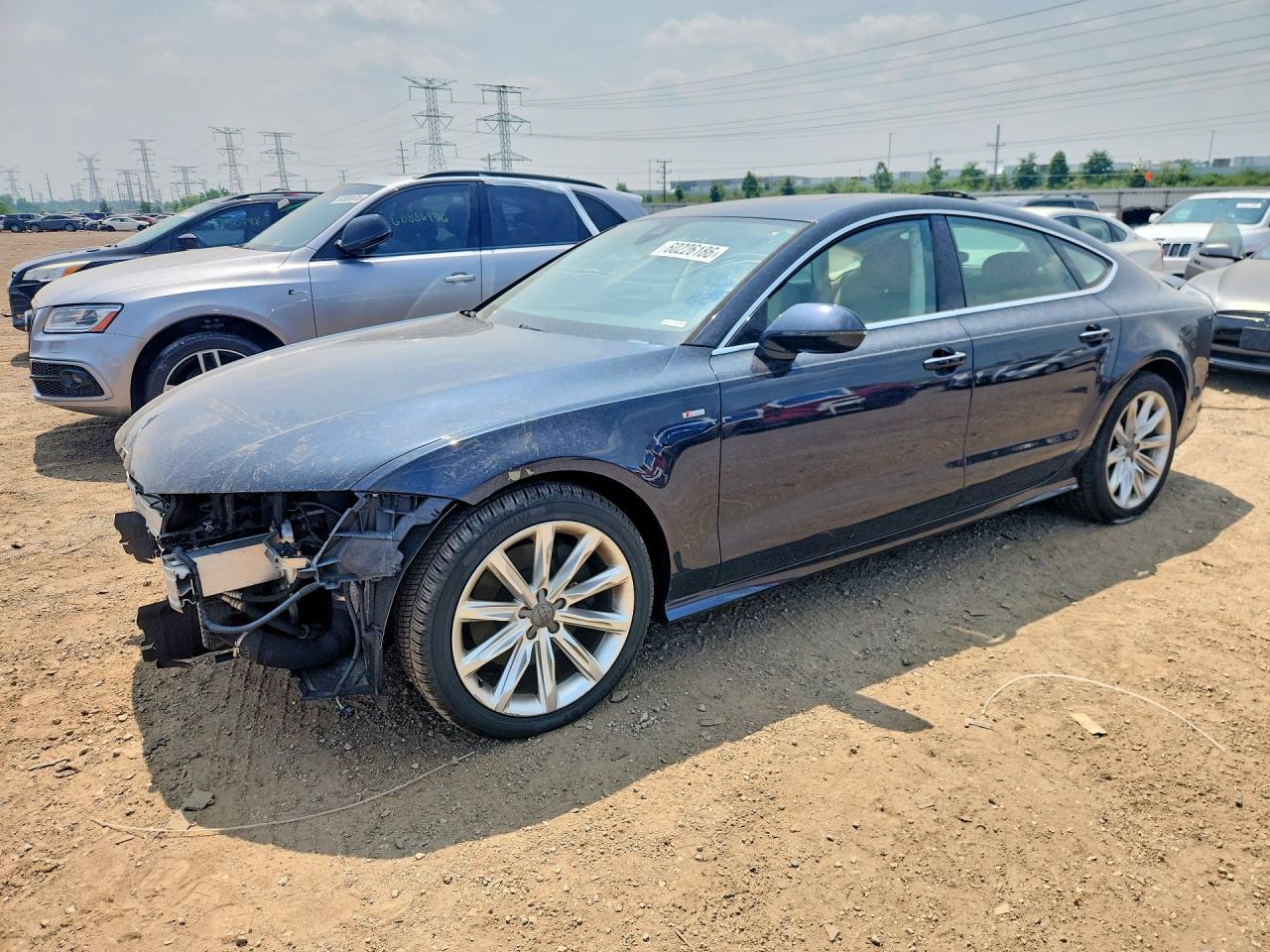 2014 Audi A7 Prestige Черный vin: WAU2MBFCXEN028969