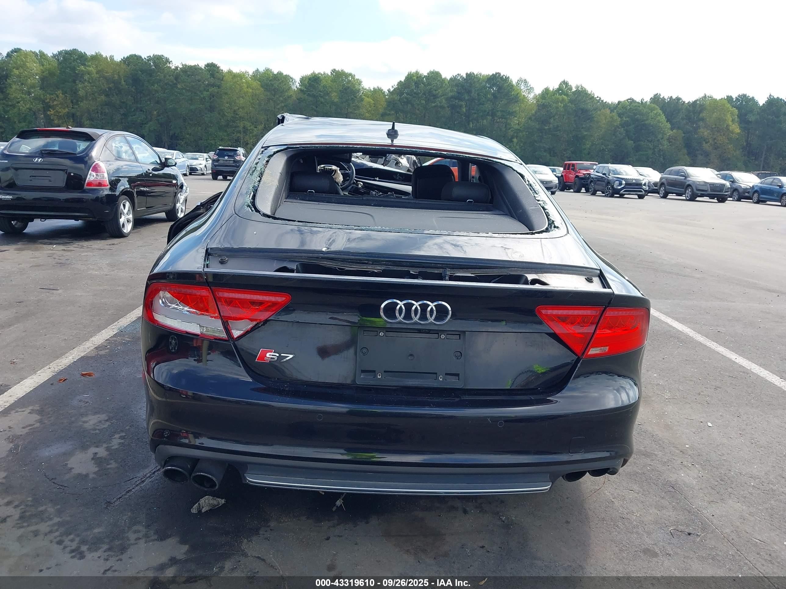 2013 Audi S7 4.0t Prestige Black vin: WAU32AFC0DN037022