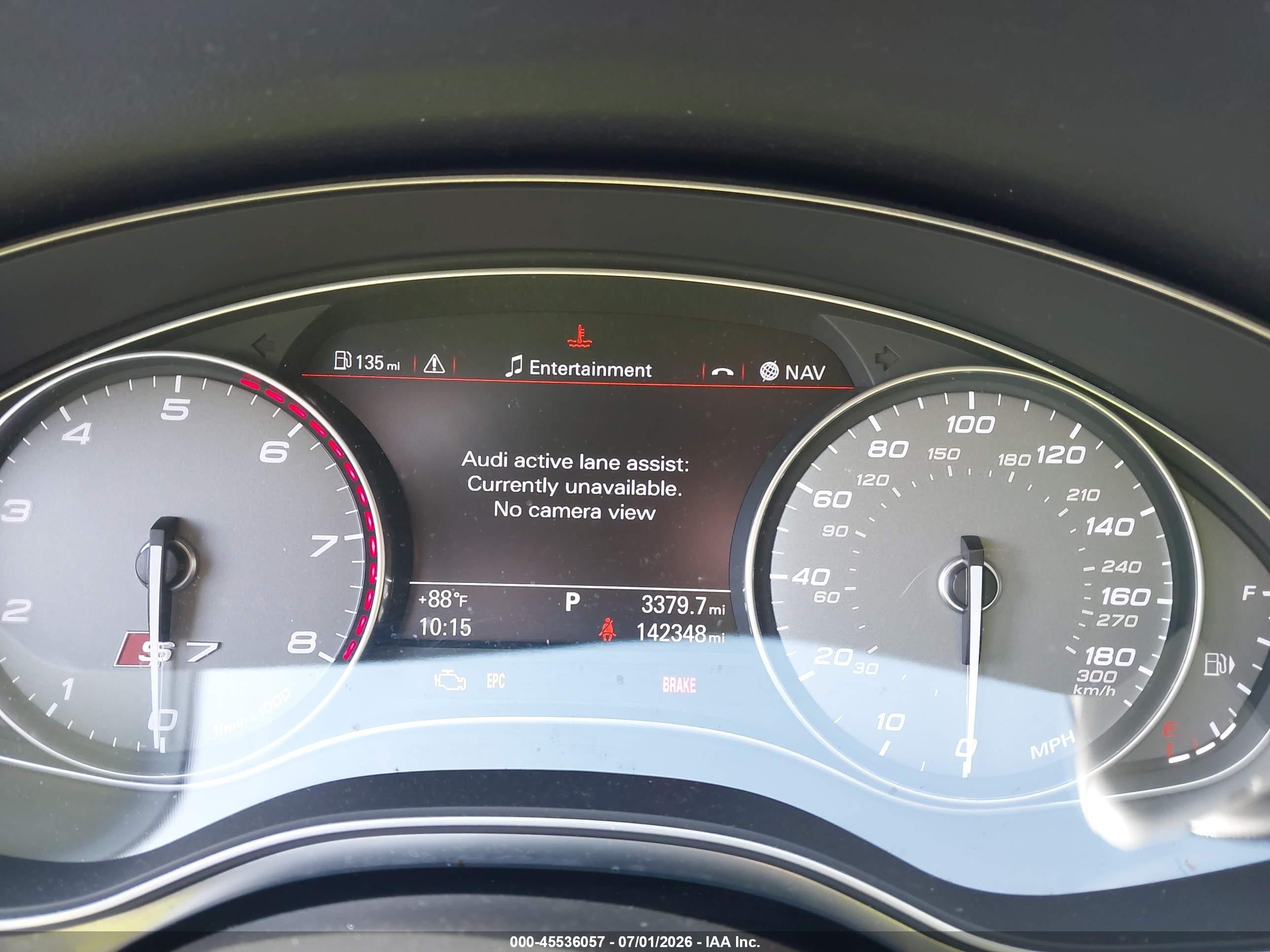 2013 Audi S7 4.0t Prestige Black vin: WAU32AFC2DN130530