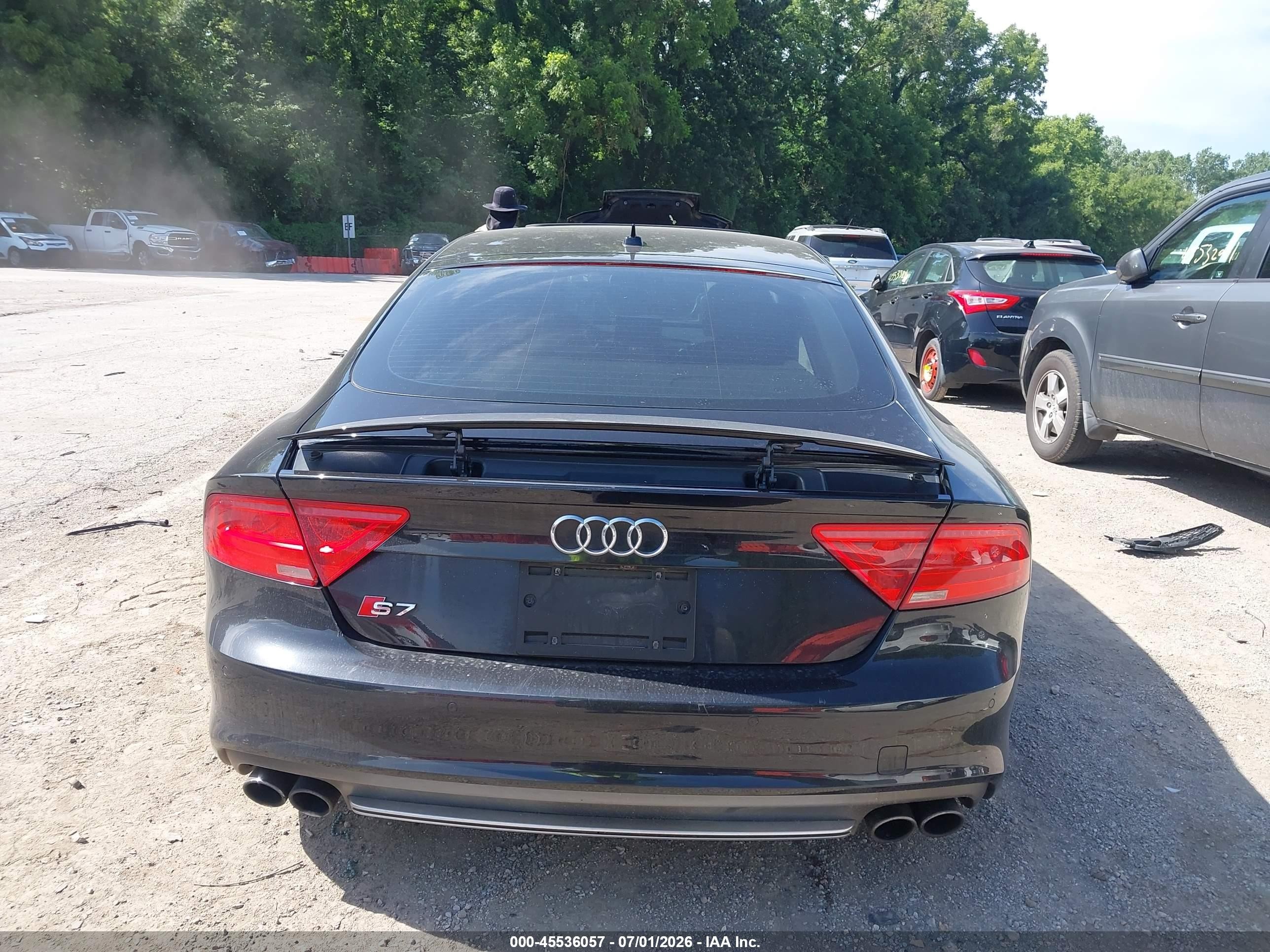 2013 Audi S7 4.0t Prestige Black vin: WAU32AFC2DN130530
