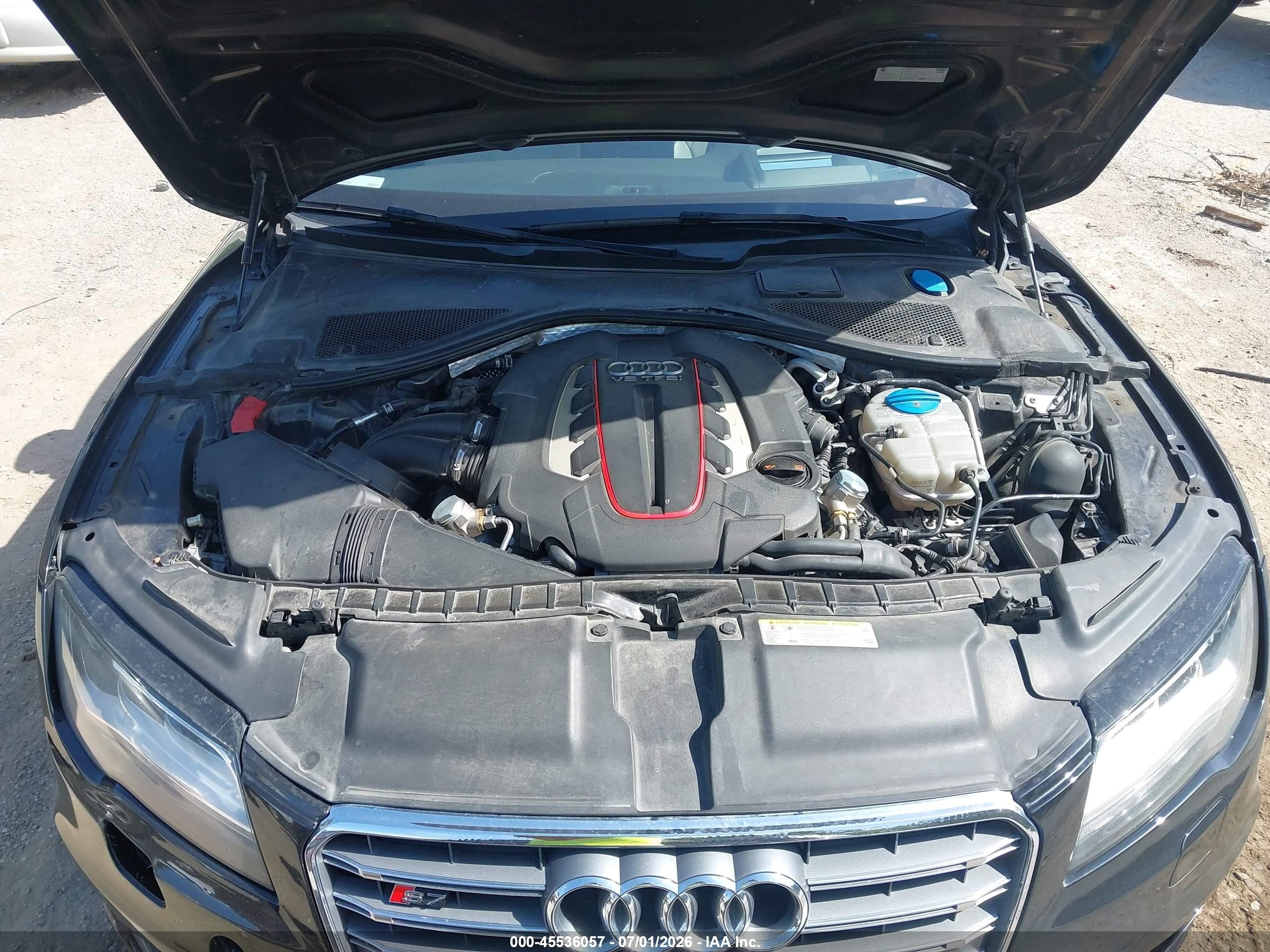 2013 Audi S7 4.0t Prestige Black vin: WAU32AFC2DN130530