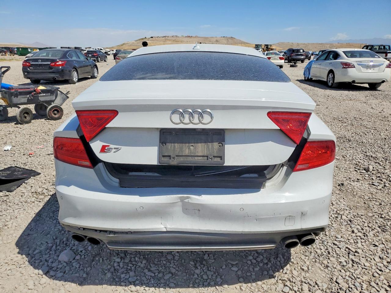 2013 Audi S7 Prestige White vin: WAU32AFC4DN040568