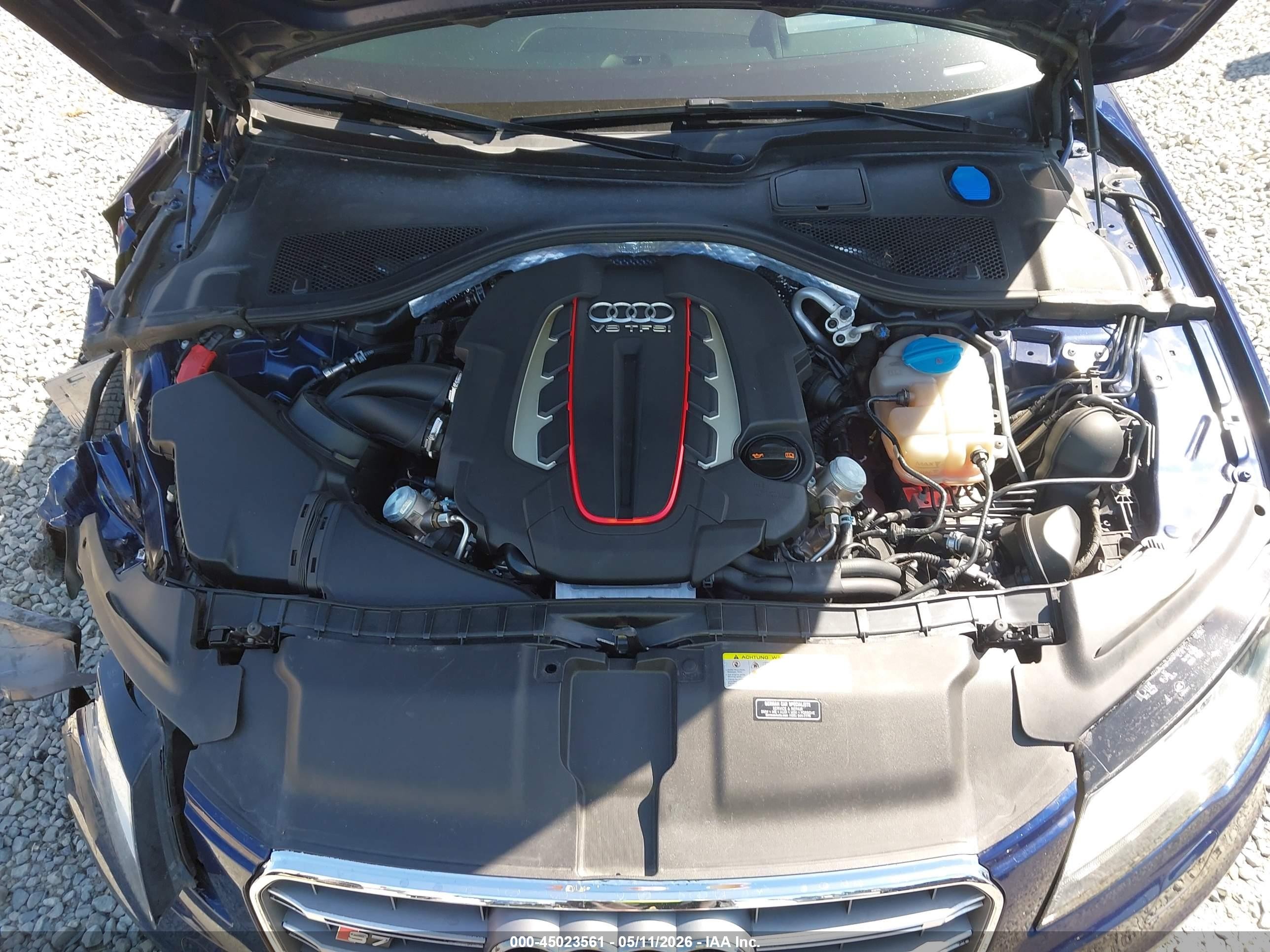 2013 Audi S7 4.0t Prestige Blue vin: WAU32AFC9DN037715