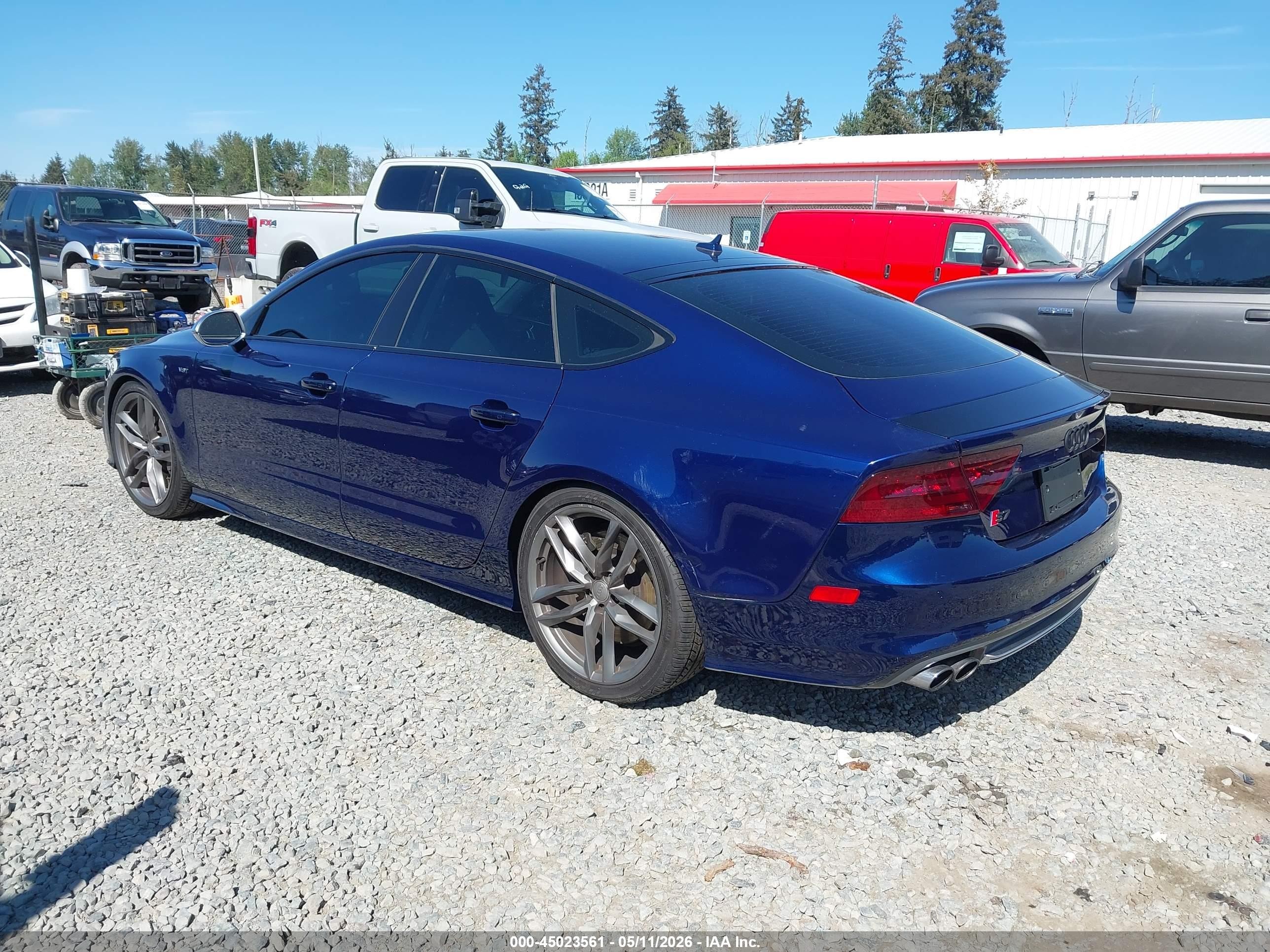 2013 Audi S7 4.0t Prestige Blue vin: WAU32AFC9DN037715