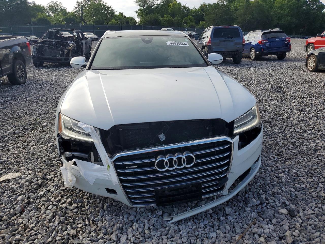 2015 Audi A8 Белый vin: WAU32AFD1FN031015