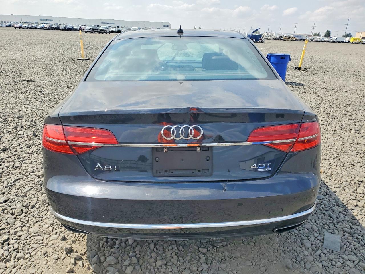 2015 Audi A8 L Quattro Черный vin: WAU32AFD9FN005519