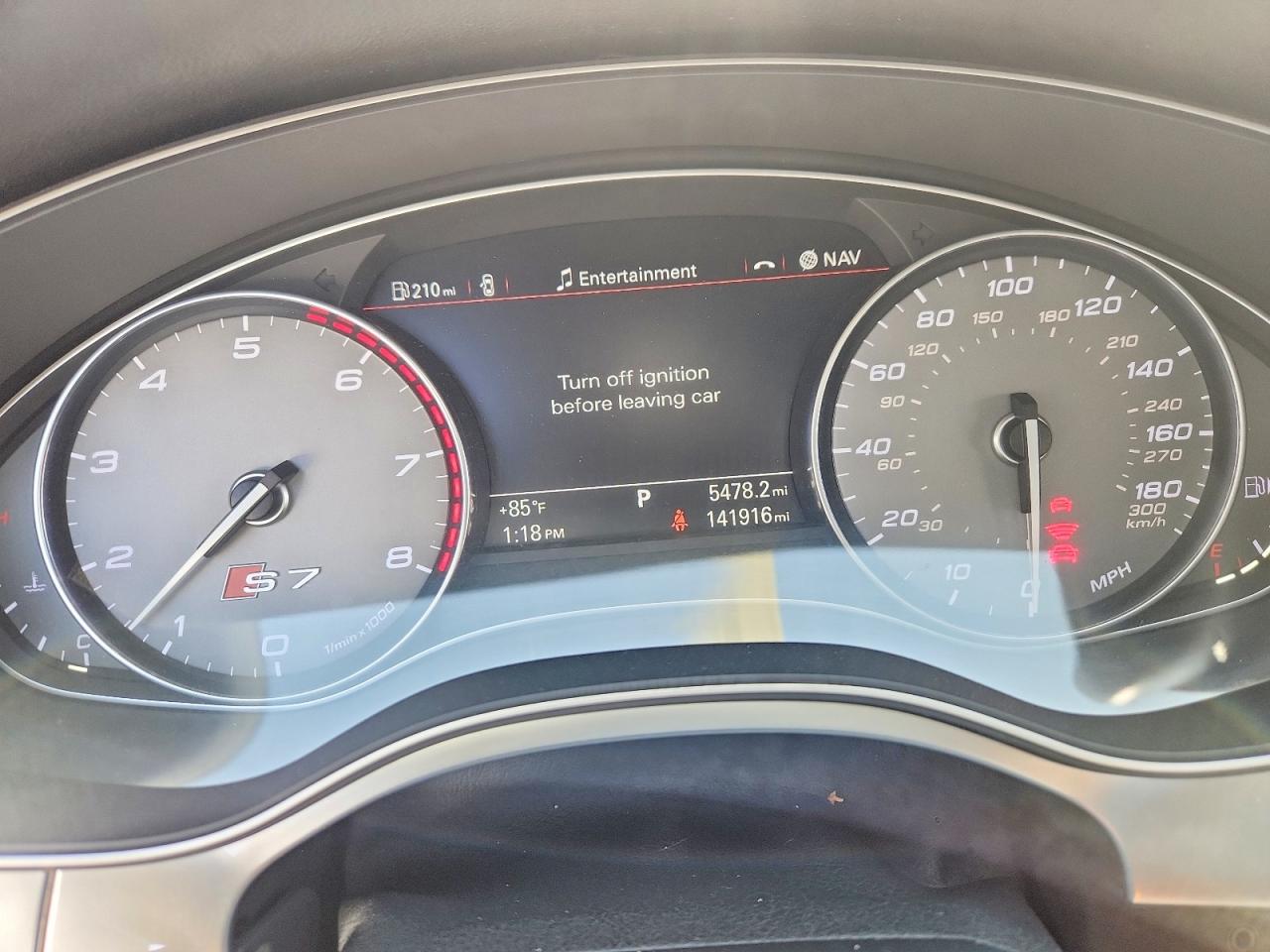2013 Audi S7 Prestige Белый vin: WAU32BFC8DN084191