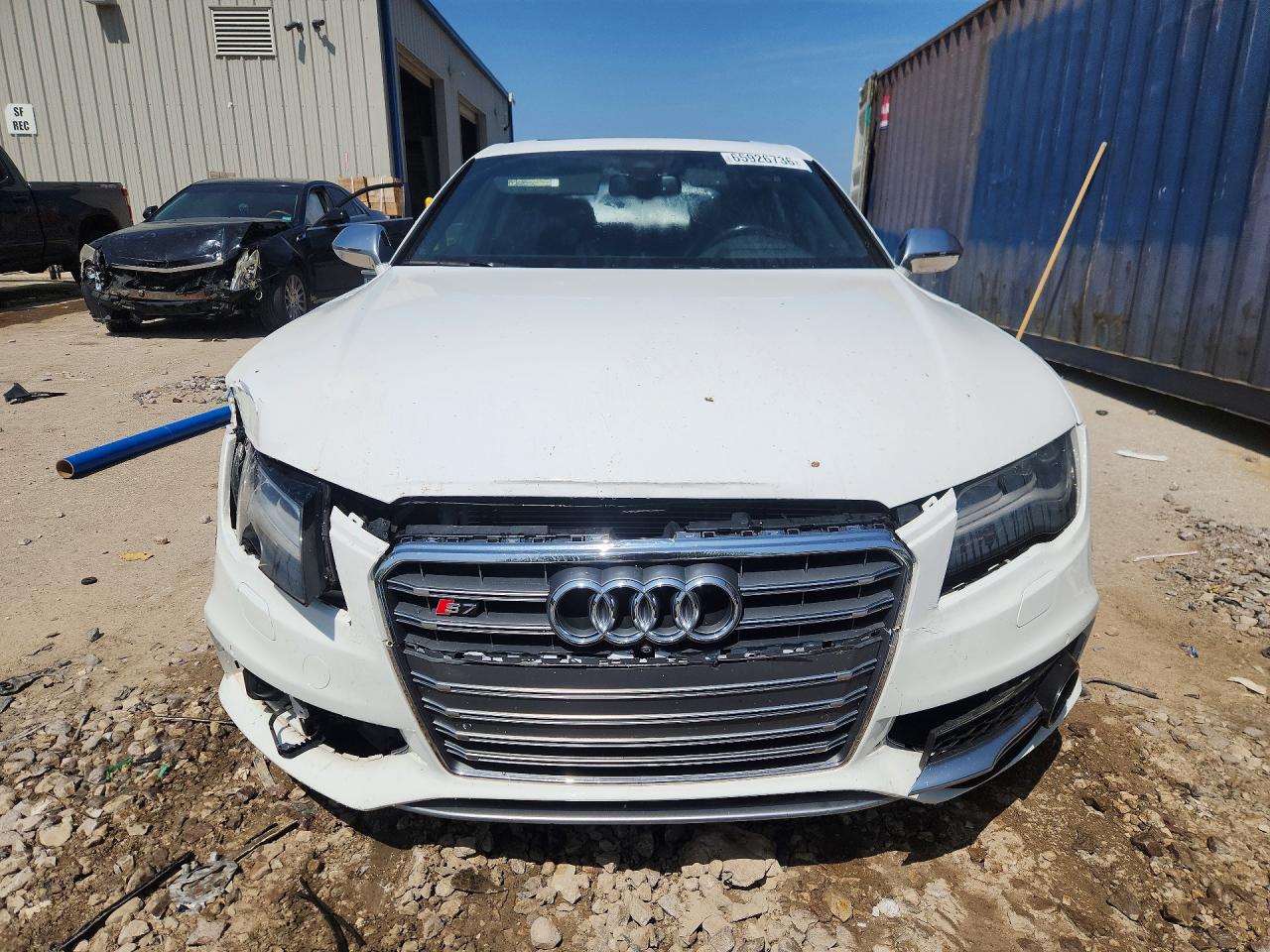2013 Audi S7 Prestige Белый vin: WAU32BFC8DN084191