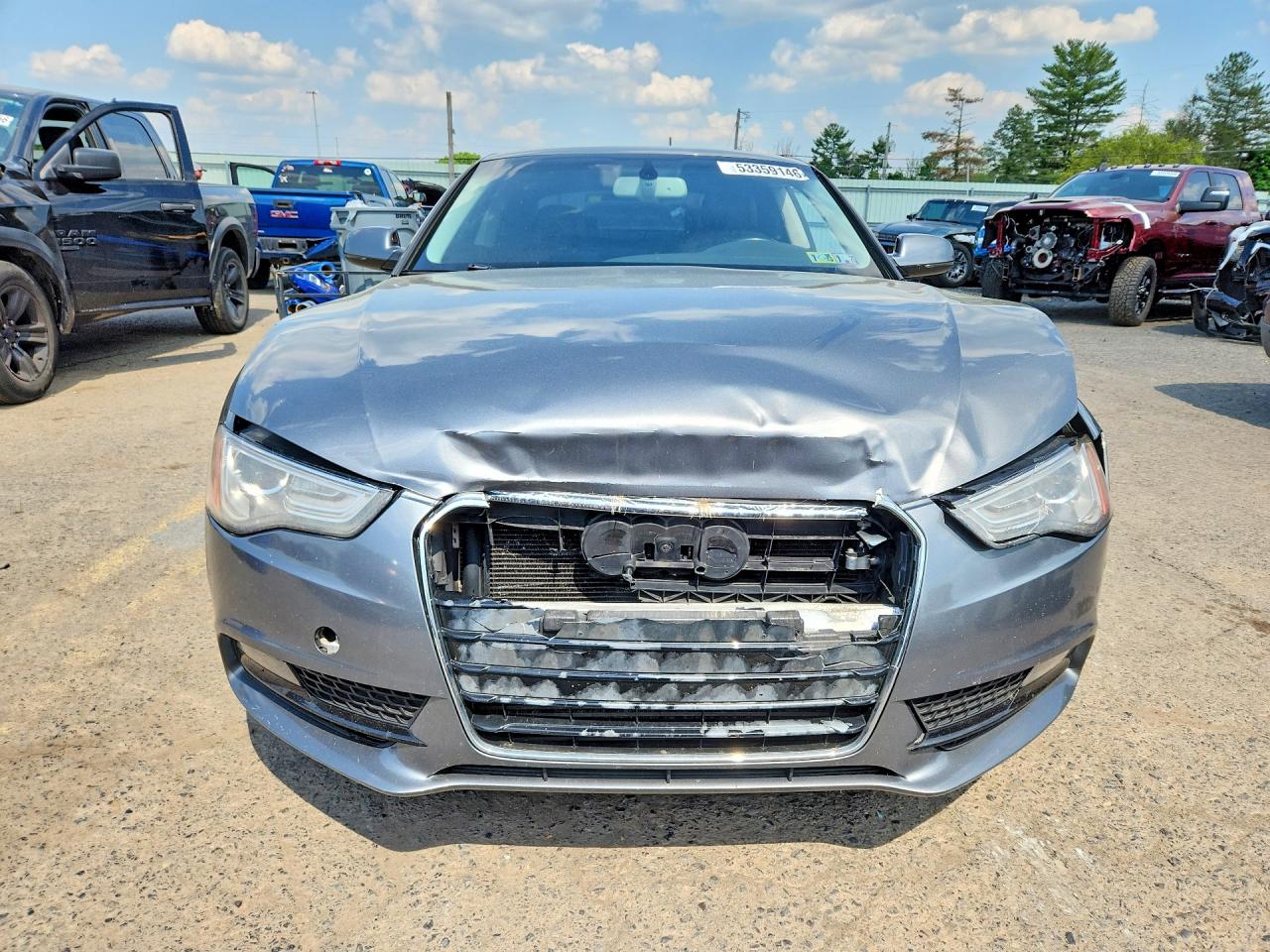 2013 Audi A5 Prestige Серый vin: WAU3FAFR7DA017768
