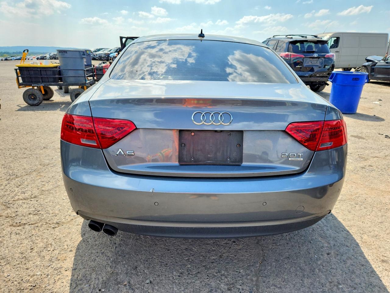 2013 Audi A5 Prestige Серый vin: WAU3FAFR7DA017768