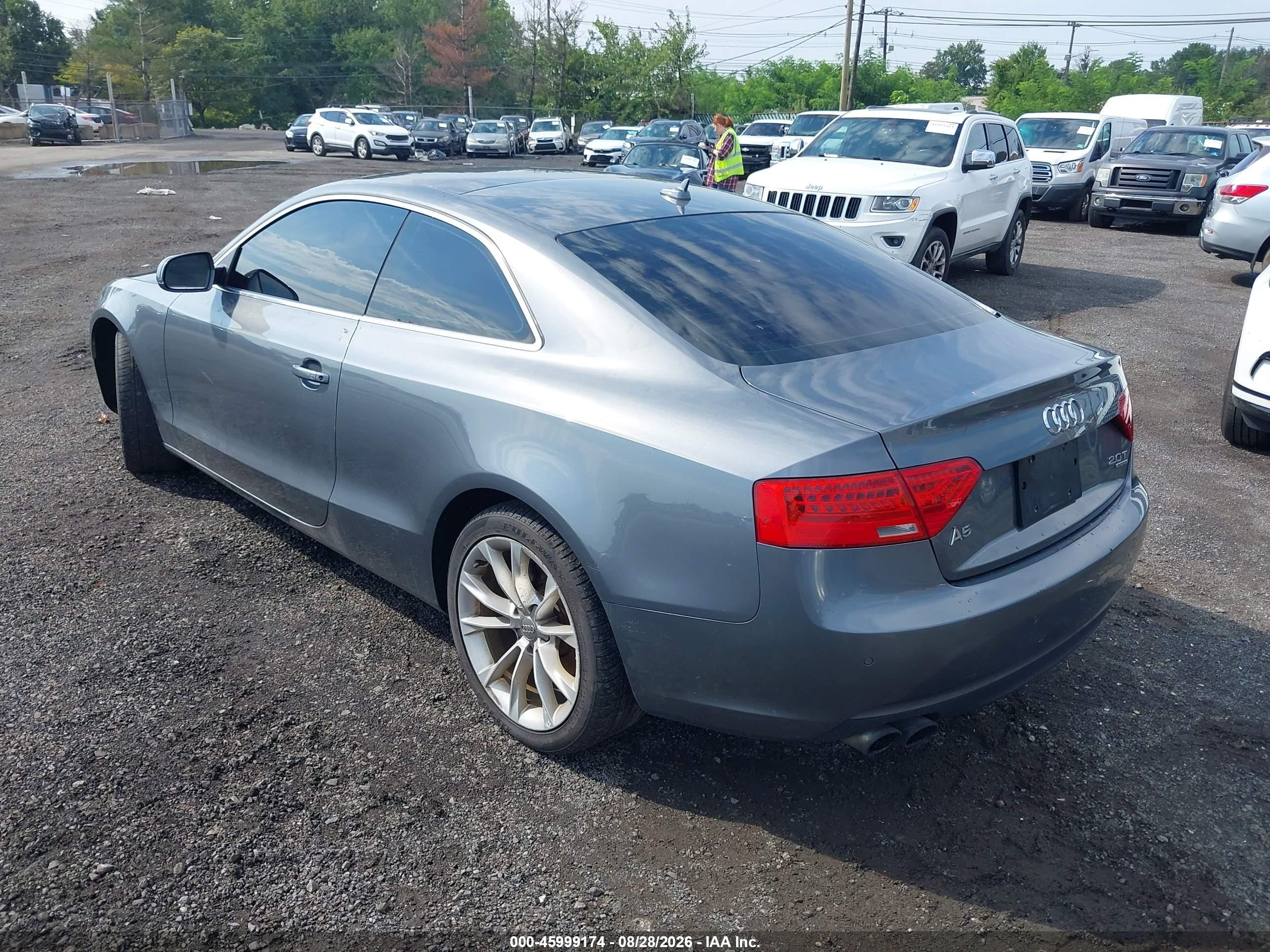 2013 Audi A5 2.0t Premium Gray vin: WAU3FAFR7DA017768