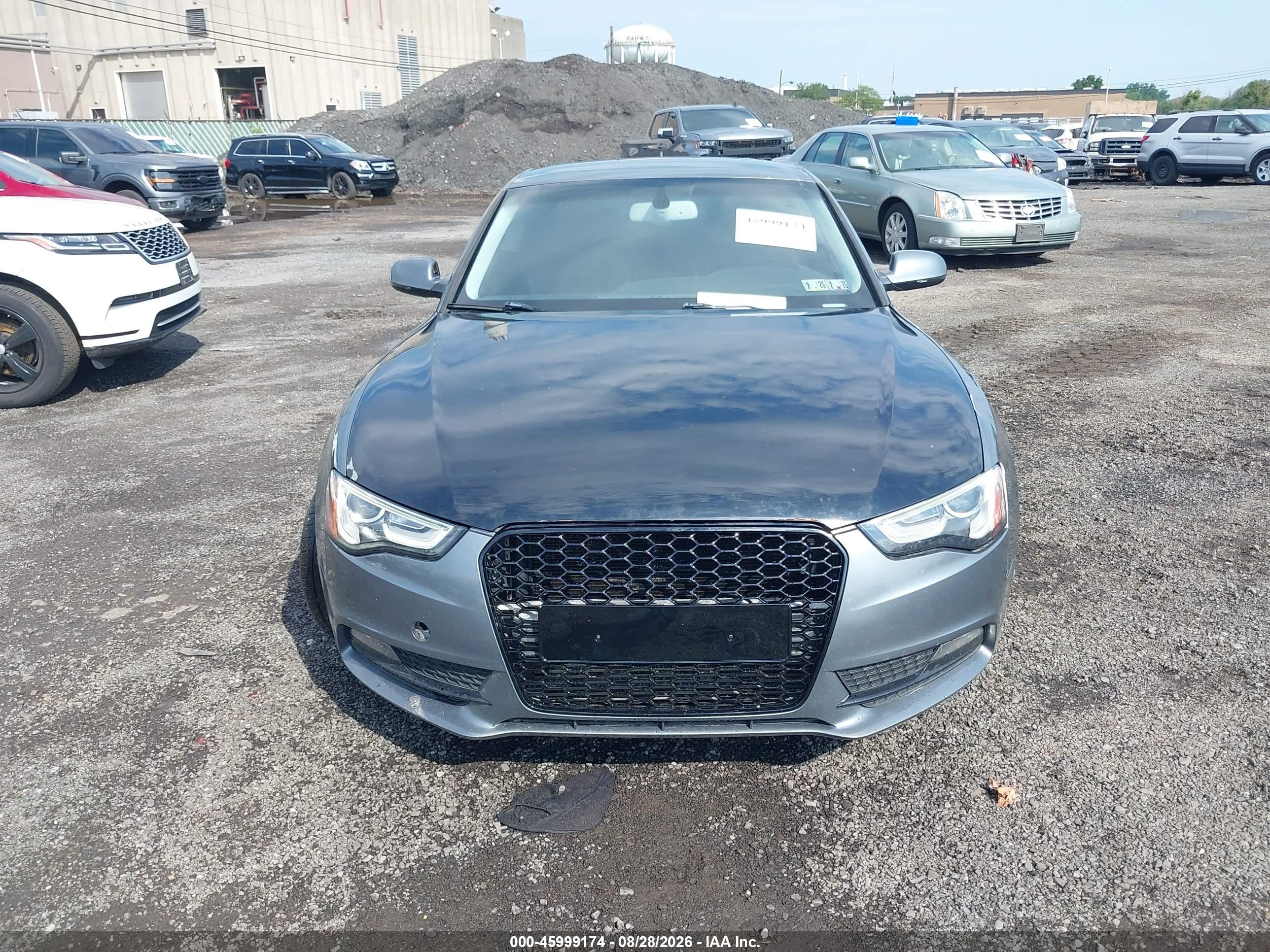 2013 Audi A5 2.0t Premium Gray vin: WAU3FAFR7DA017768