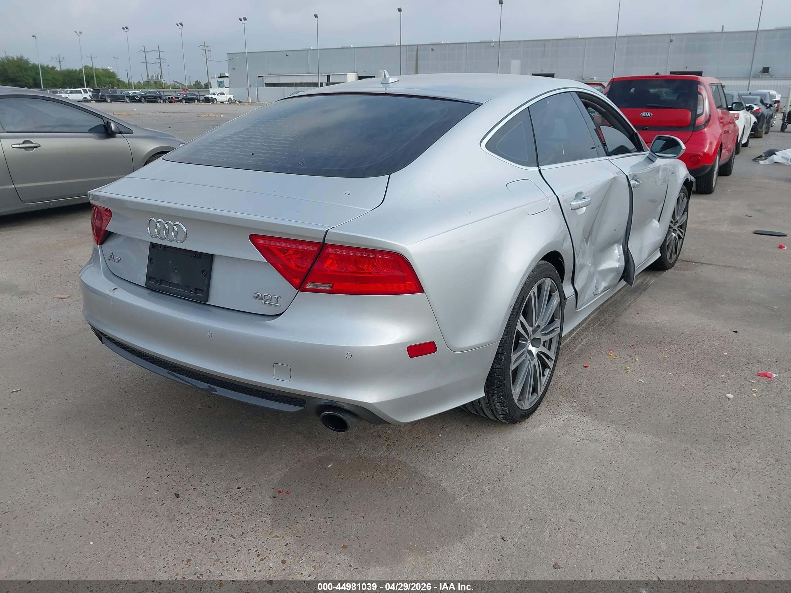 2012 Audi A7 Premium Gray vin: WAU3GAFC3CN075909