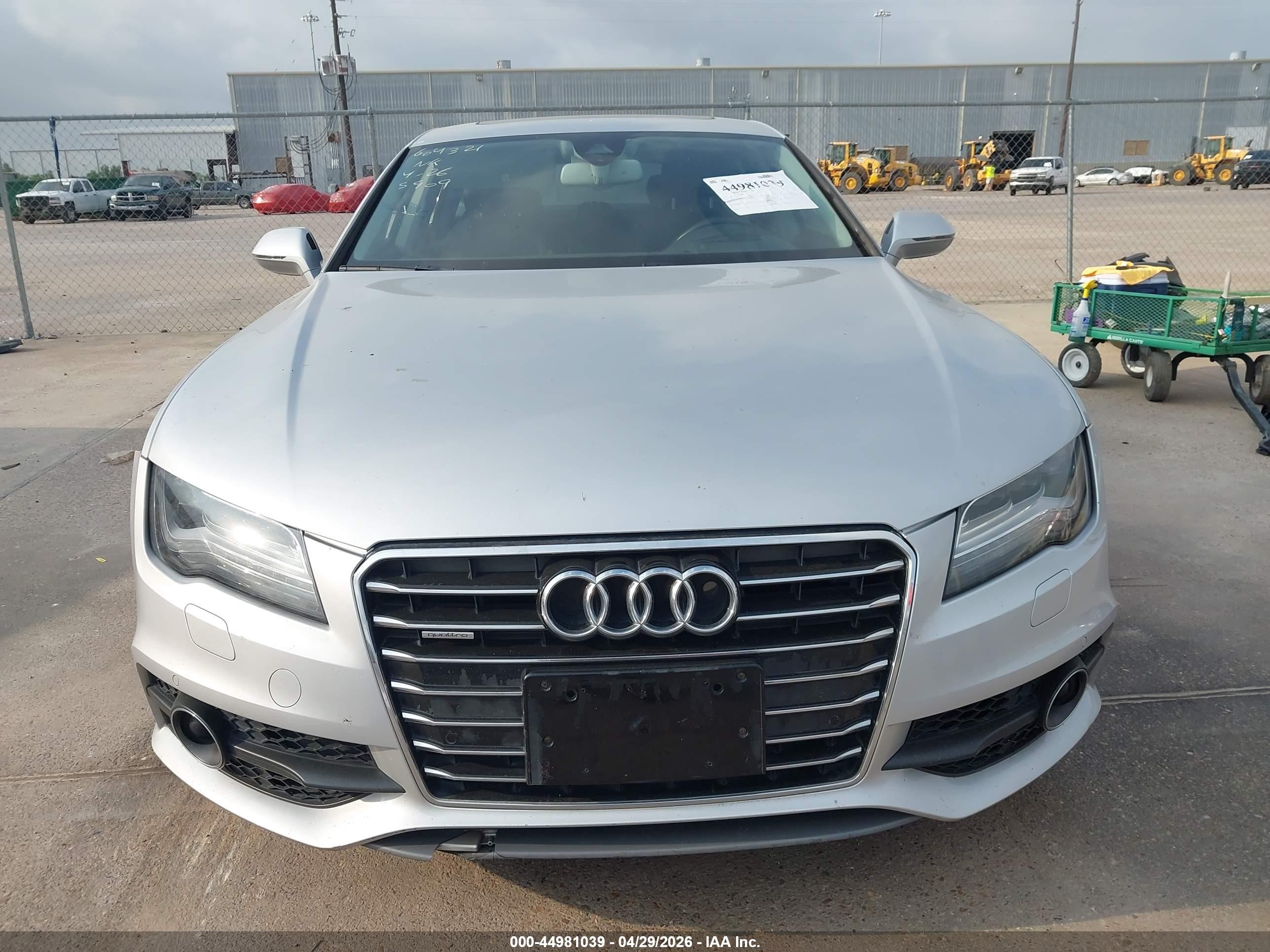 2012 Audi A7 Premium Gray vin: WAU3GAFC3CN075909