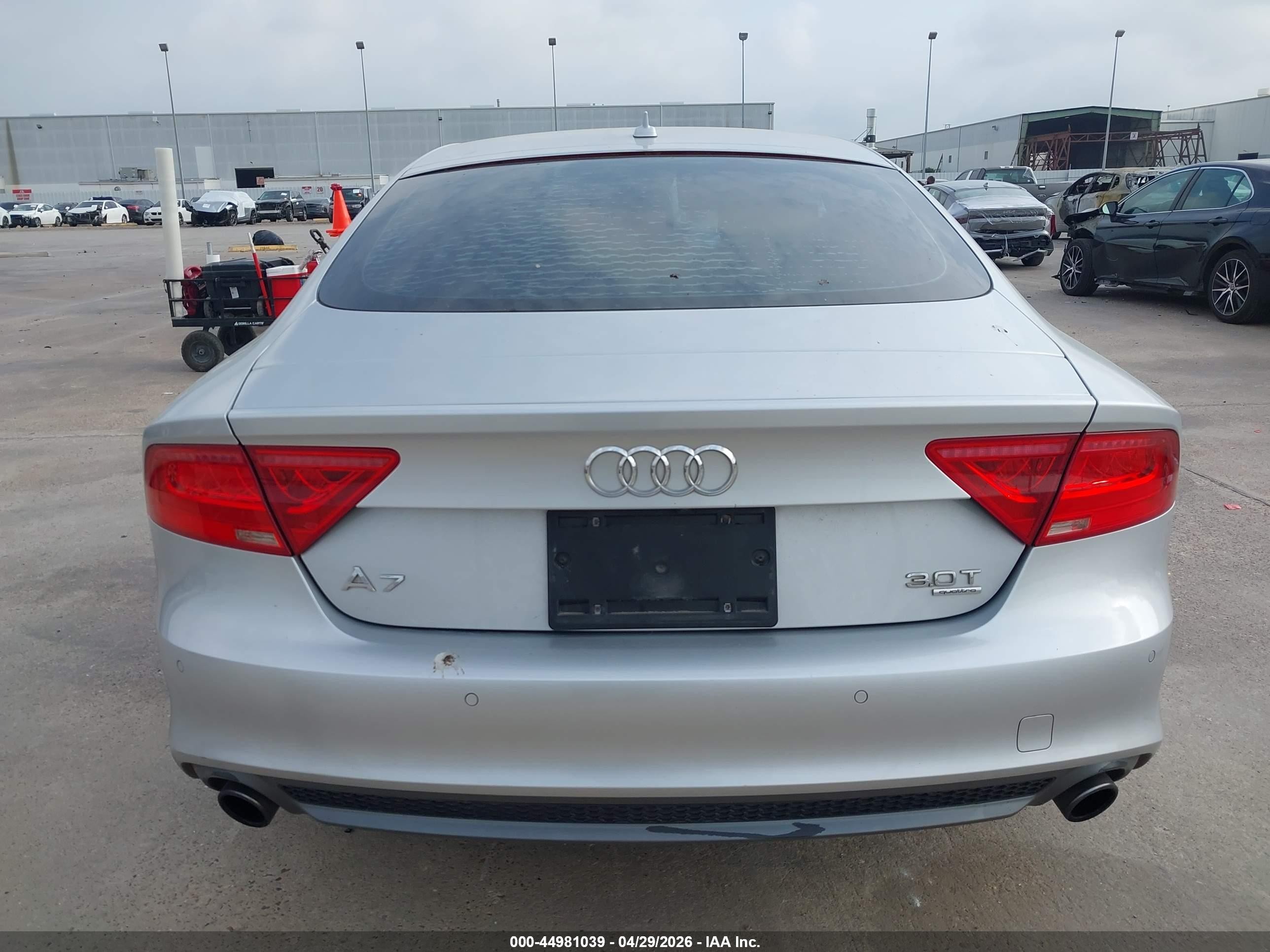 2012 Audi A7 Premium Gray vin: WAU3GAFC3CN075909