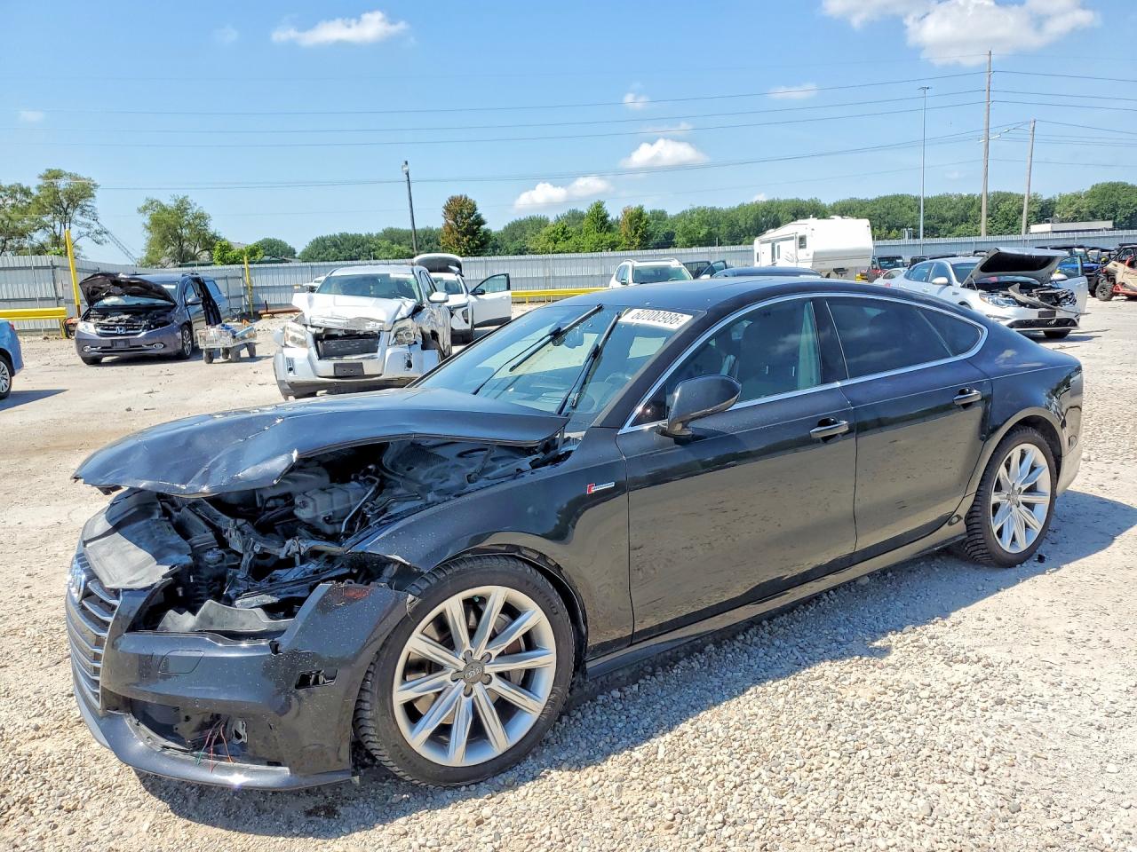 2012 Audi A7 Prestige Black vin: WAU3GAFC3CN162936
