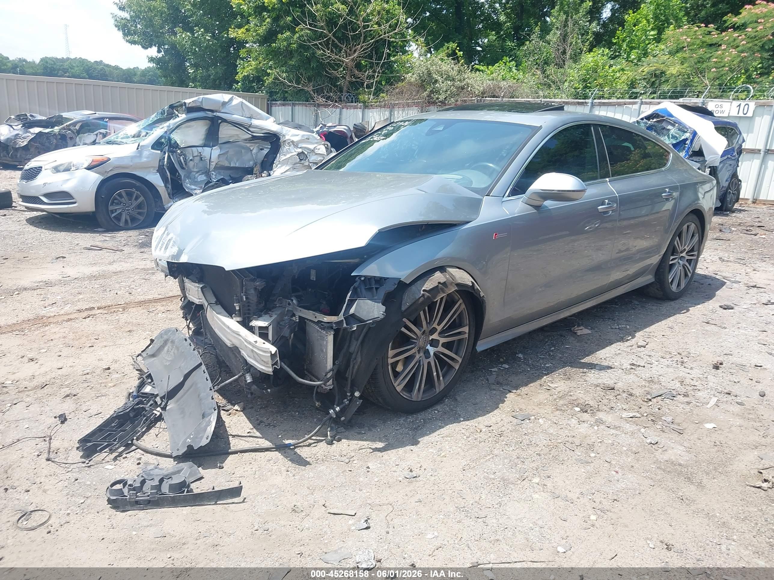 2013 Audi A7 3.0t Premium Gray vin: WAU3GAFC5DN042654
