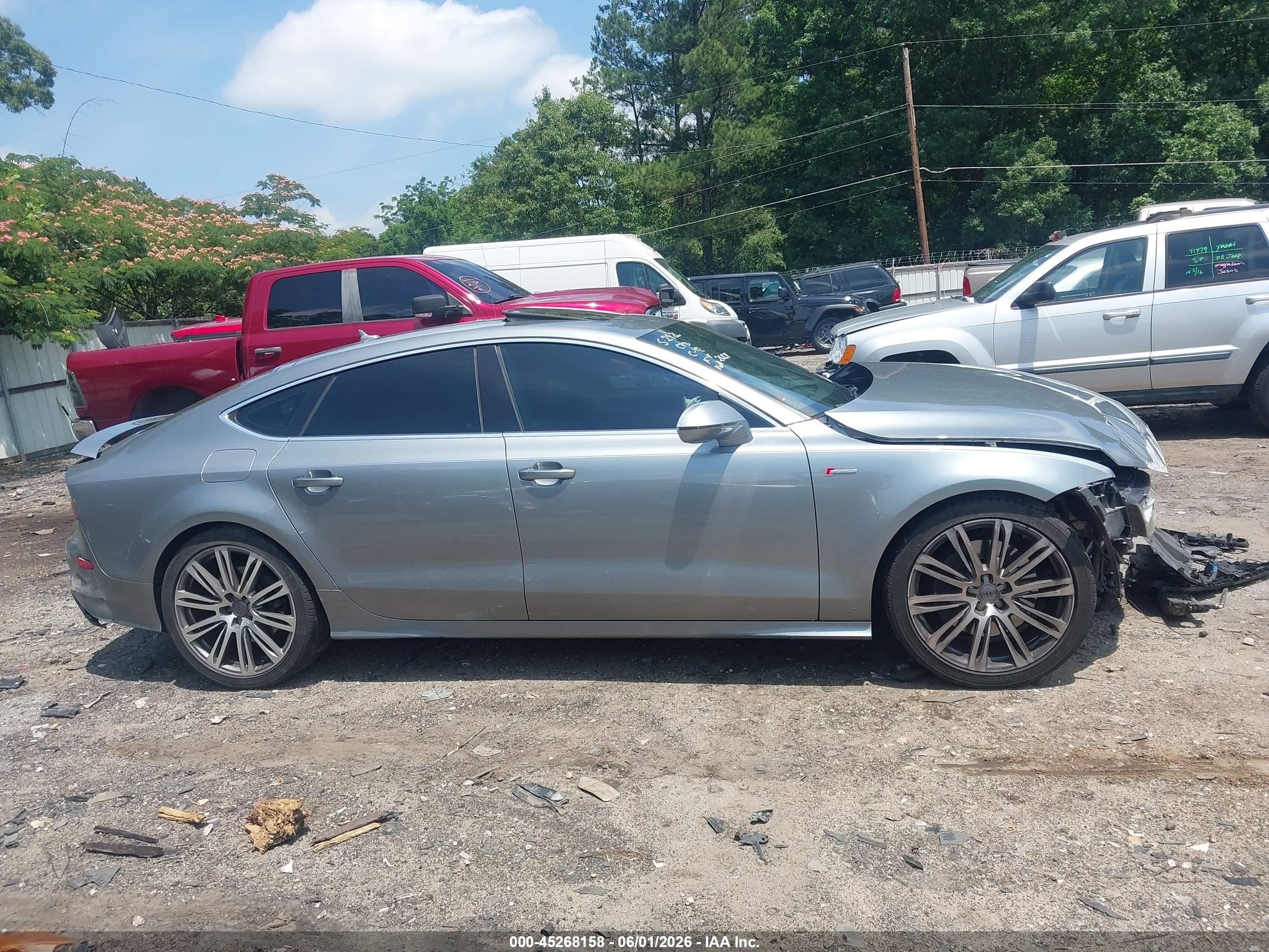 2013 Audi A7 3.0t Premium Gray vin: WAU3GAFC5DN042654