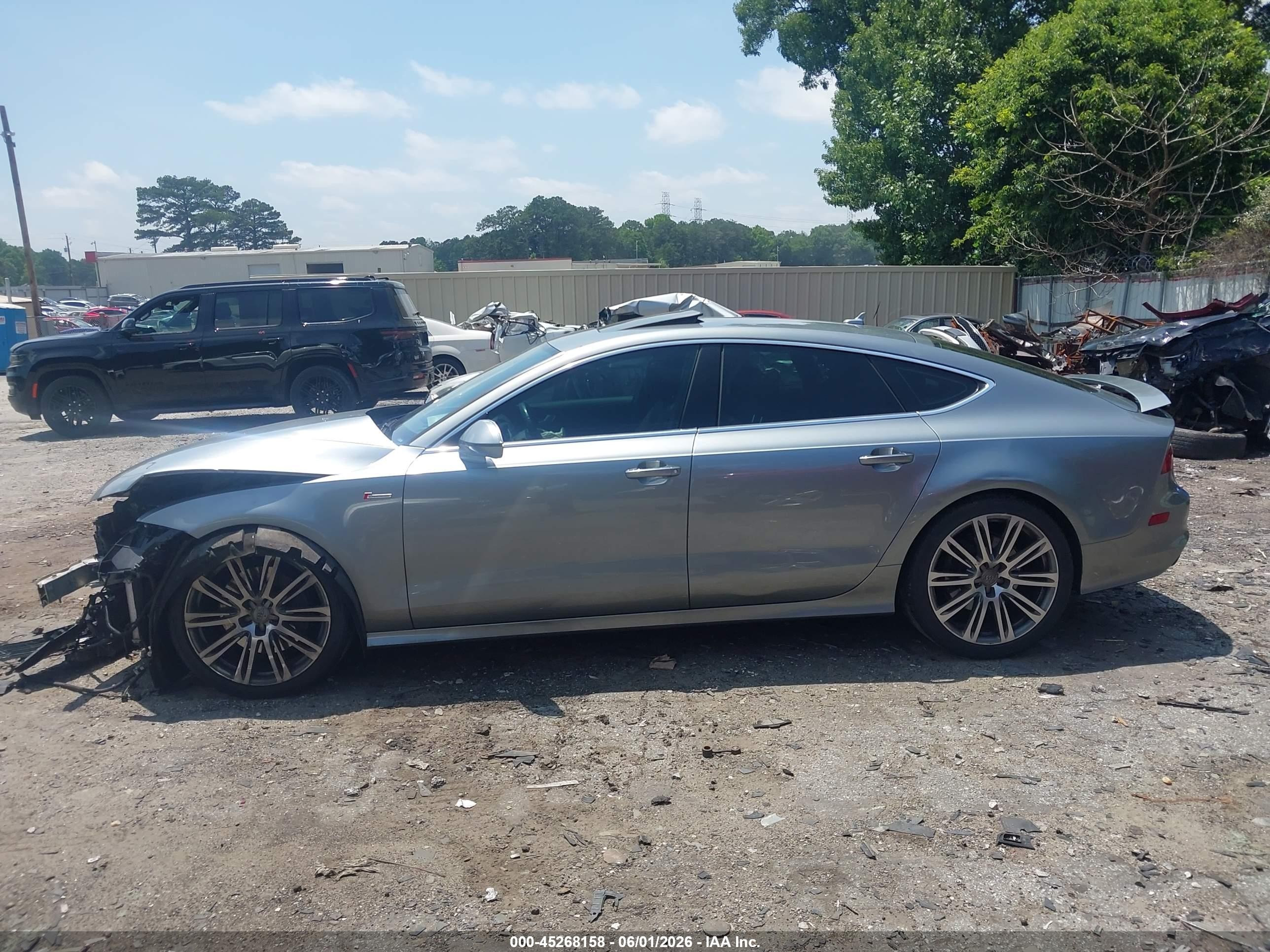 2013 Audi A7 3.0t Premium Gray vin: WAU3GAFC5DN042654
