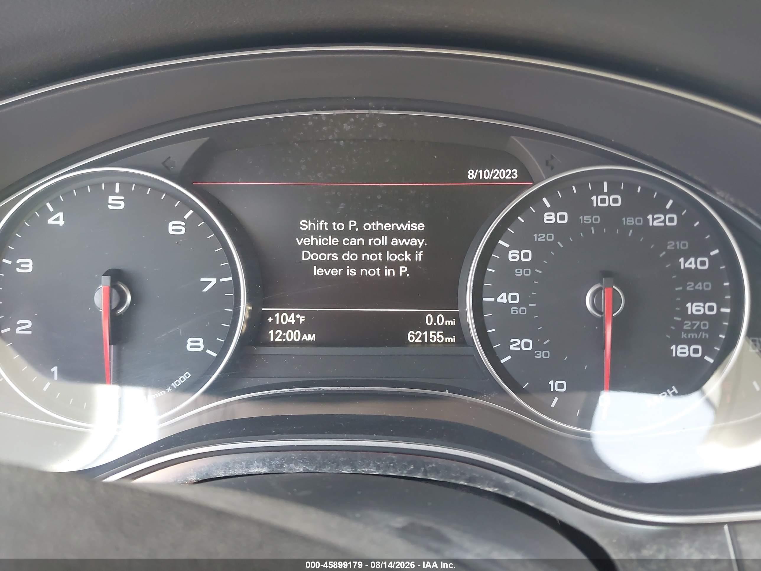 2012 Audi A7 3.0 Prestige Black vin: WAU3GAFC6CN164504