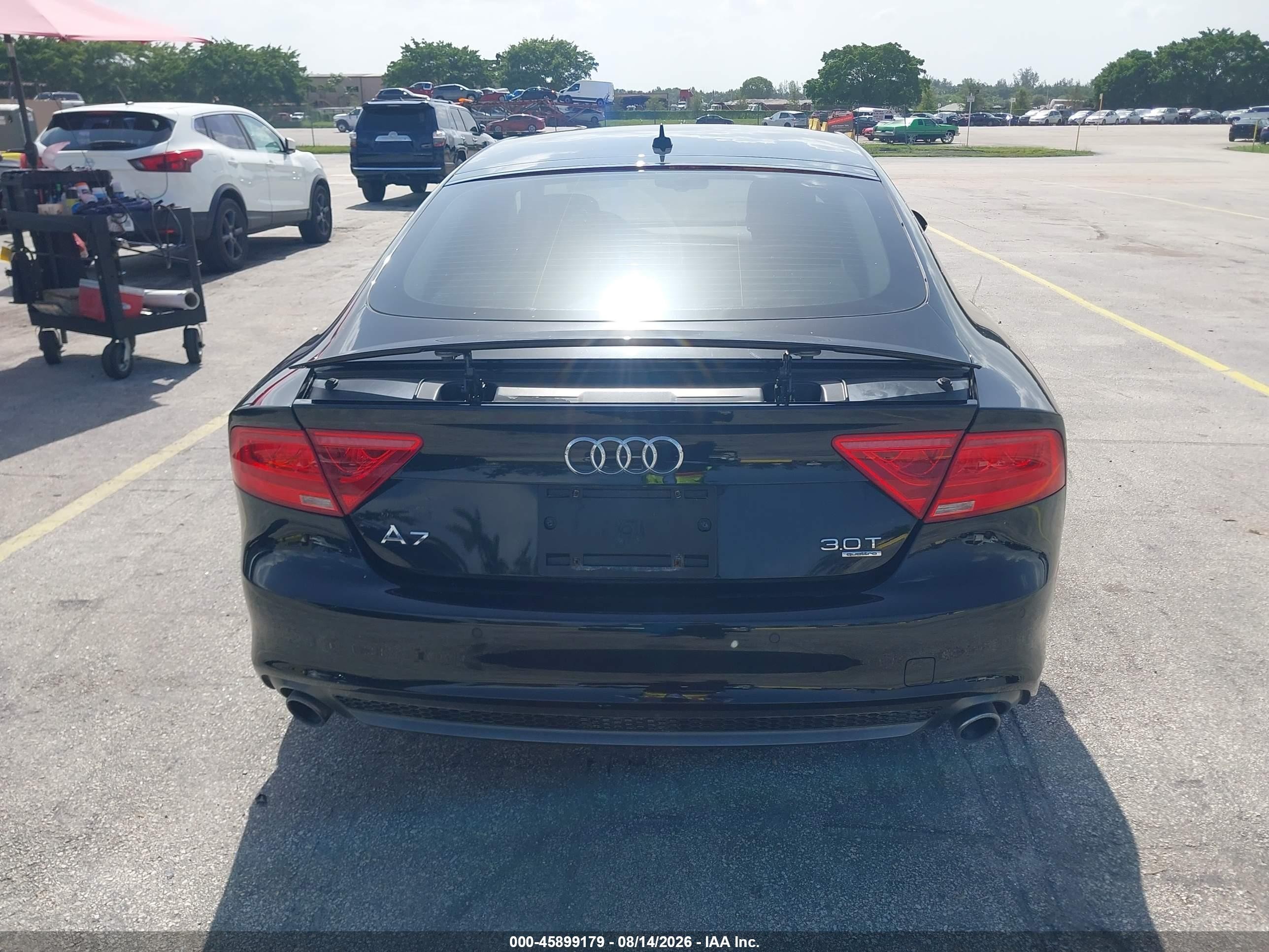 2012 Audi A7 3.0 Prestige Black vin: WAU3GAFC6CN164504