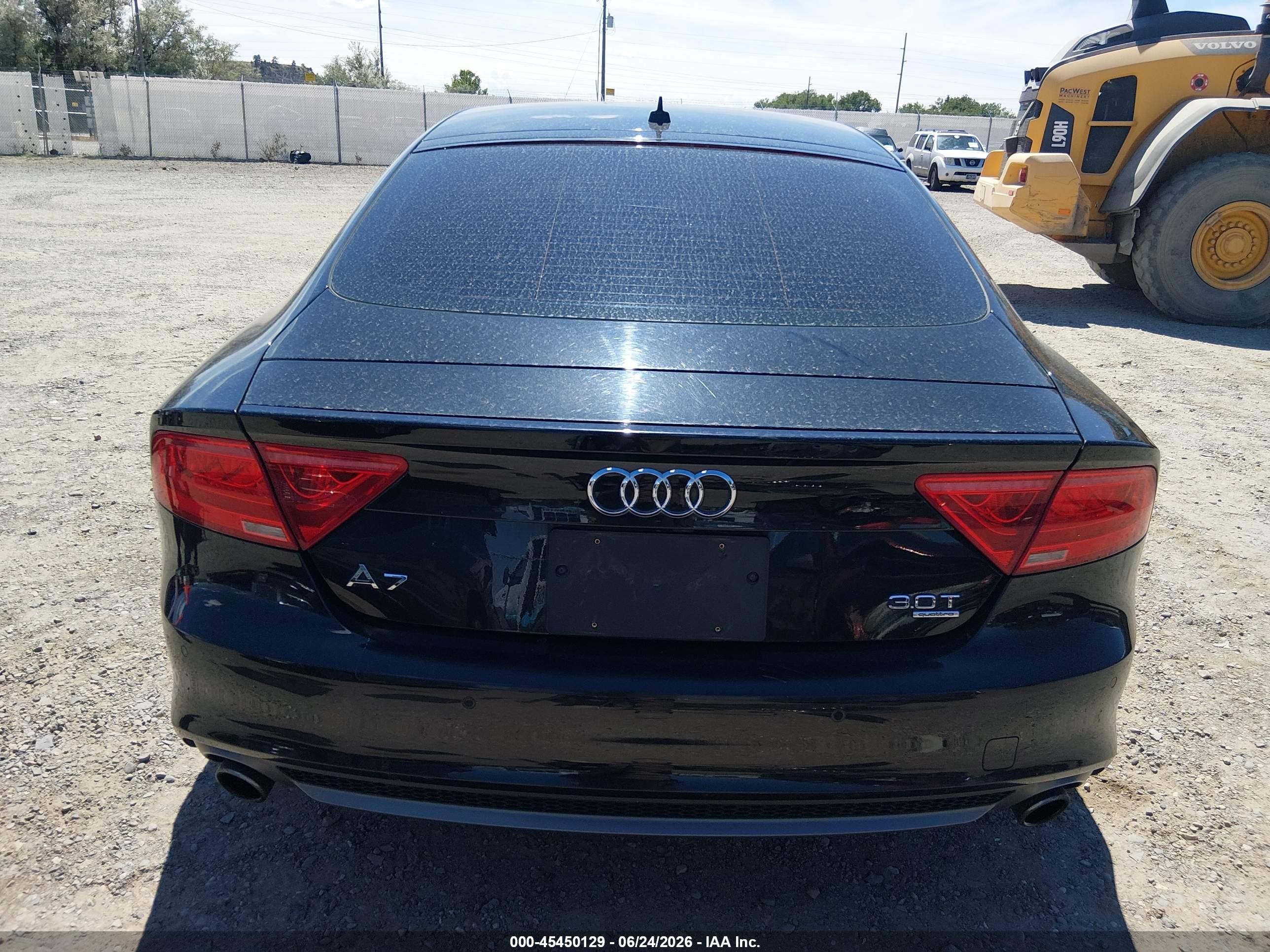 2012 Audi A7 3.0 Prestige Black vin: WAU3GAFC8CN162771