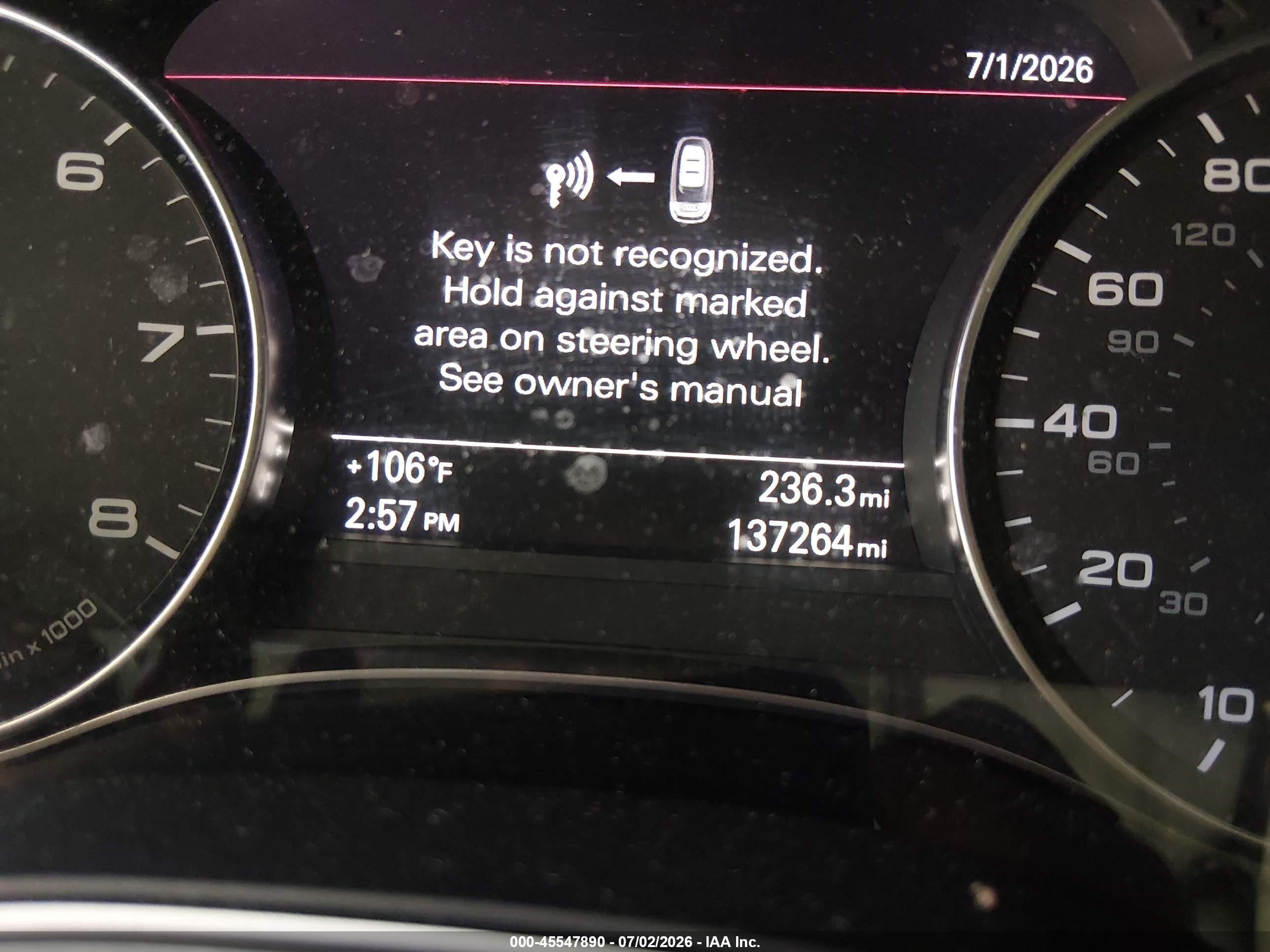 2012 Audi A7 3.0 Prestige vin: WAU3GAFC9CN092598