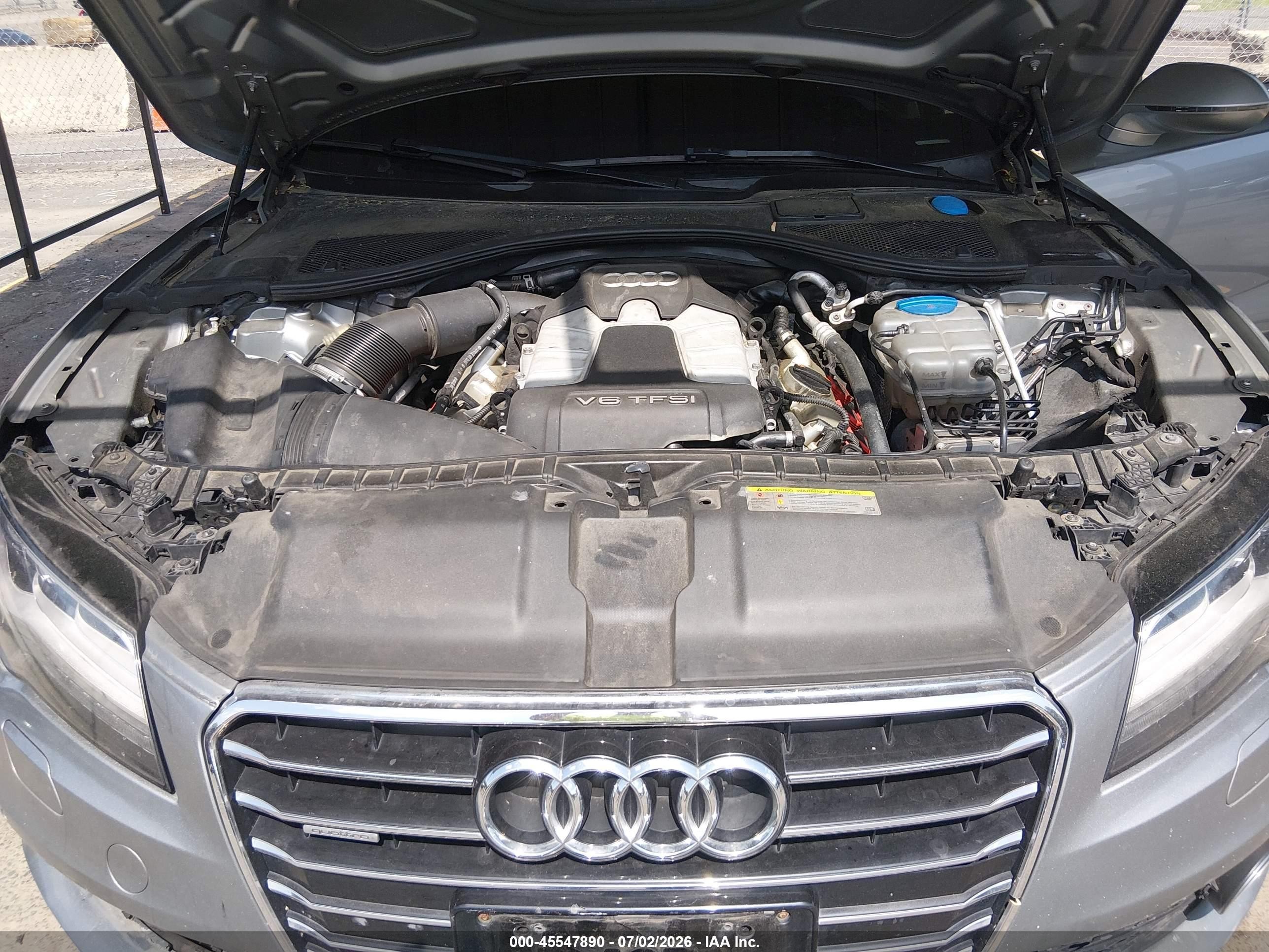 2012 Audi A7 3.0 Prestige vin: WAU3GAFC9CN092598