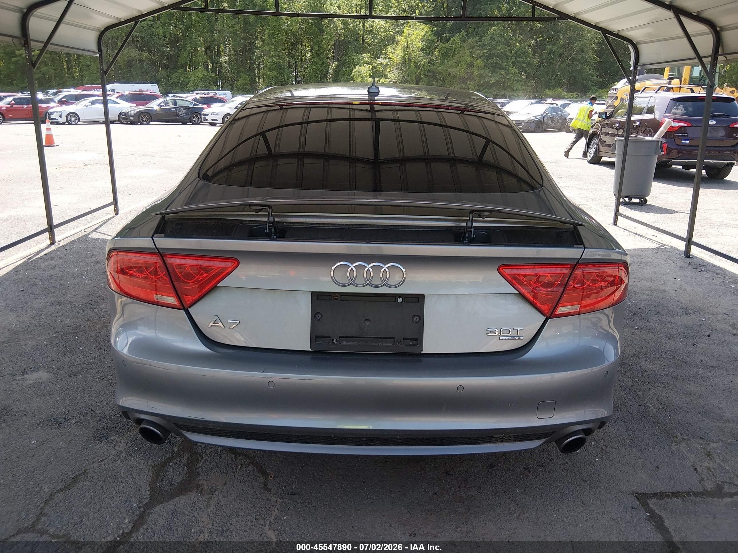 2012 Audi A7 3.0 Prestige vin: WAU3GAFC9CN092598